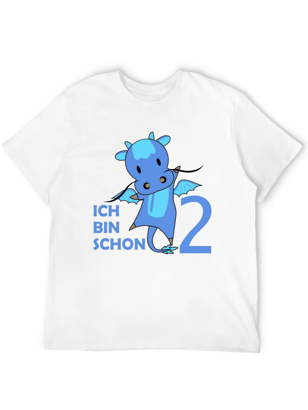 Ich Bin Schon 2 Dragon Black T-Shirt