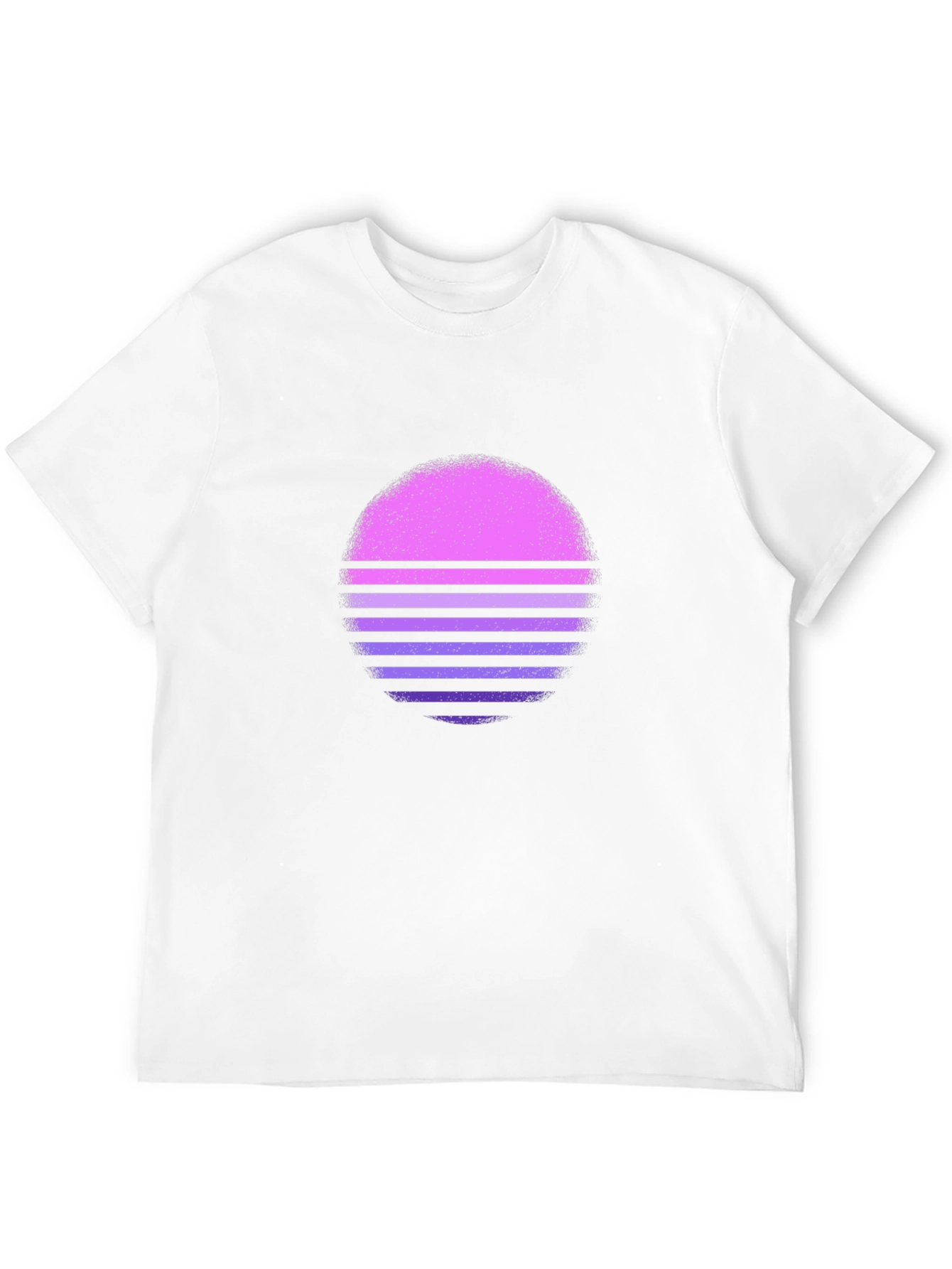 Retro Sunset Graphic Tee - Black T-Shirt