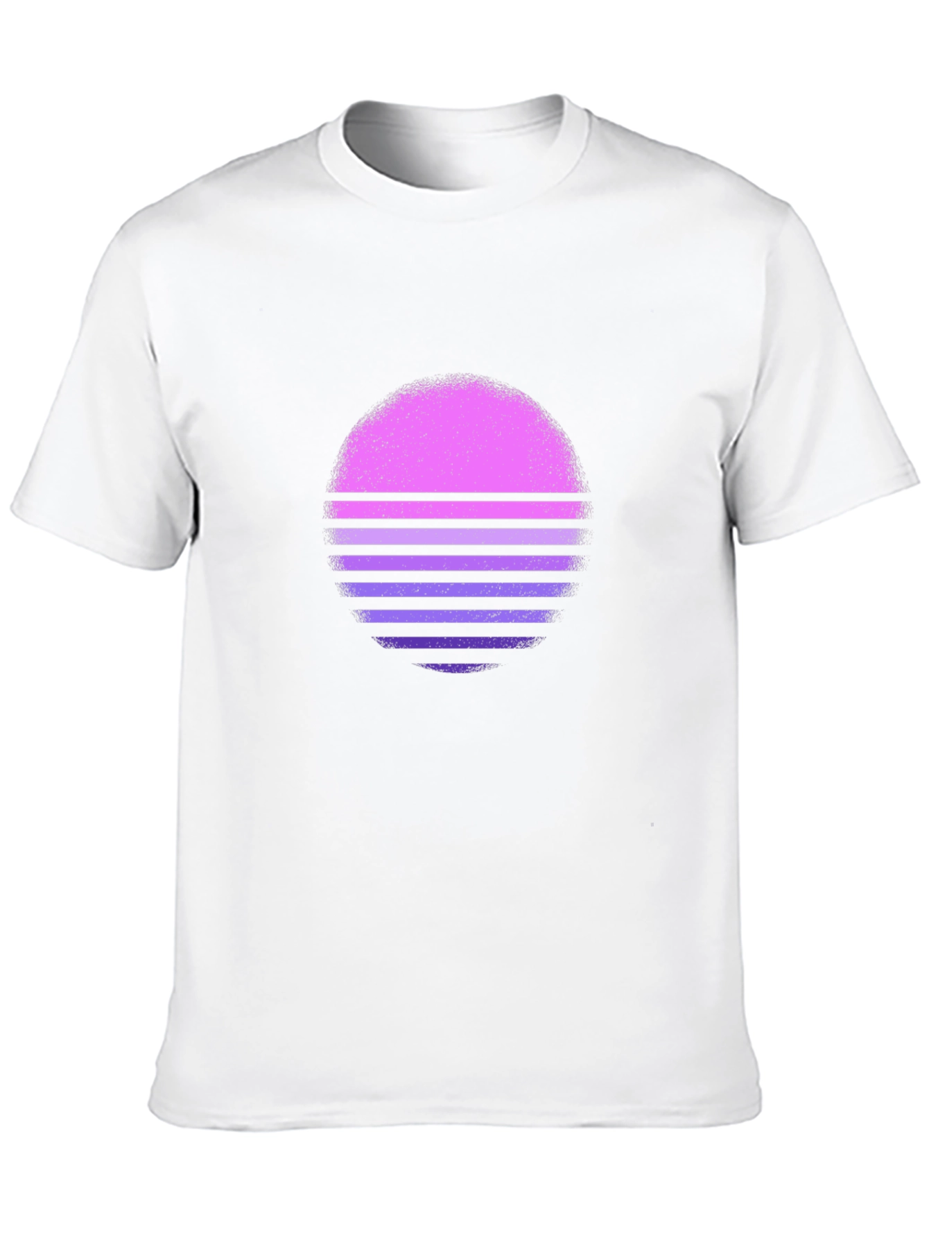 Retro Sunset Graphic Tee - Black T-Shirt