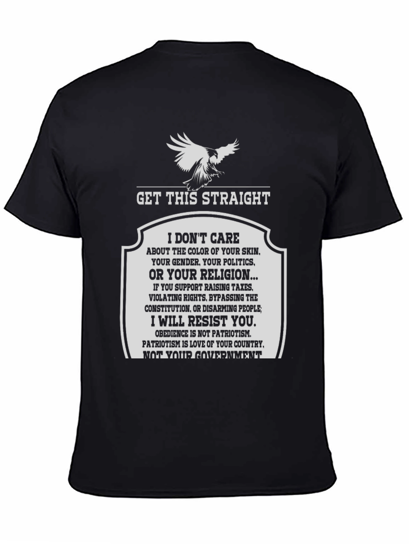 Resist T-Shirt: Patriotic Graphic Tee