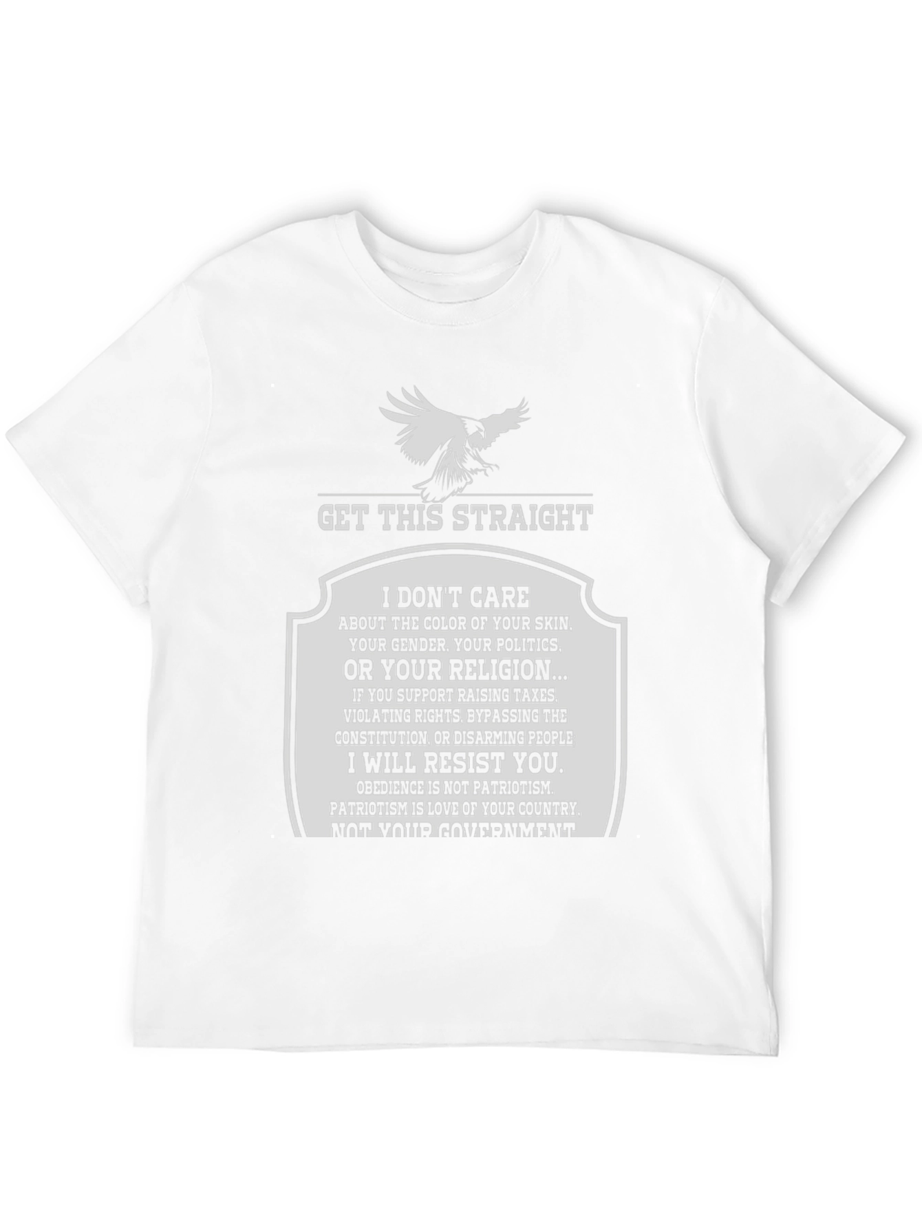 Resist T-Shirt: Patriotic Graphic Tee