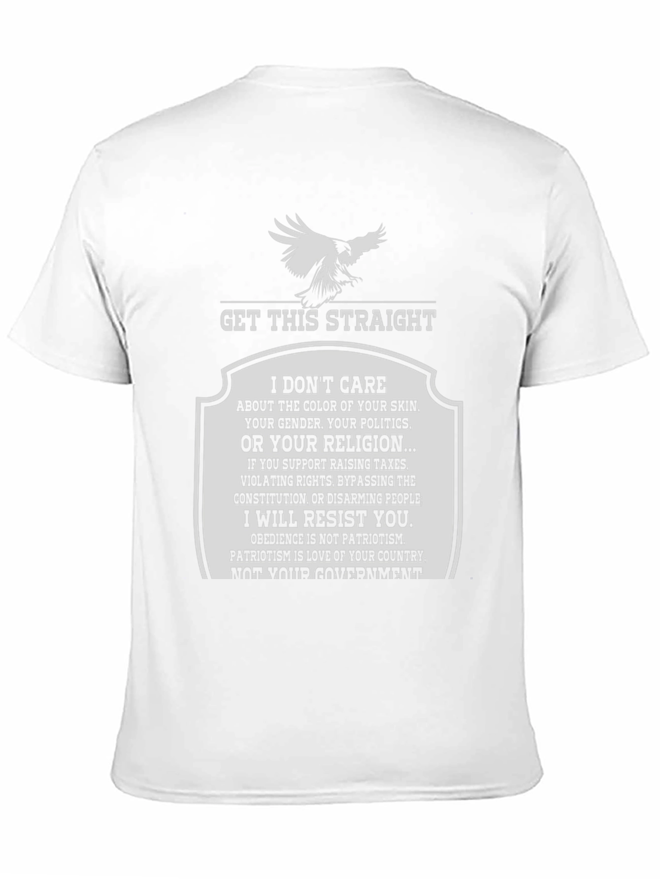 Resist T-Shirt: Patriotic Graphic Tee