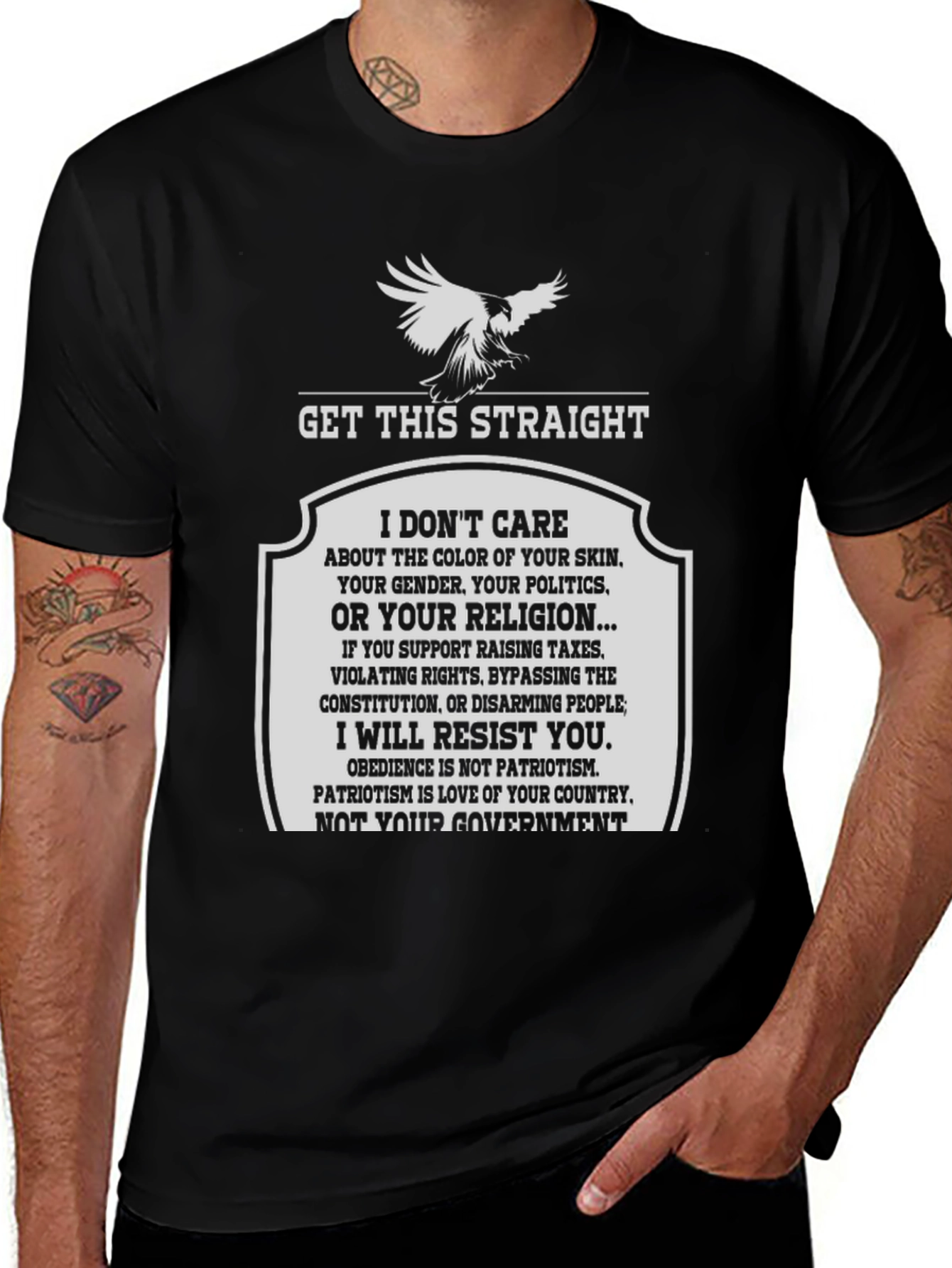 Resist T-Shirt: Patriotic Graphic Tee