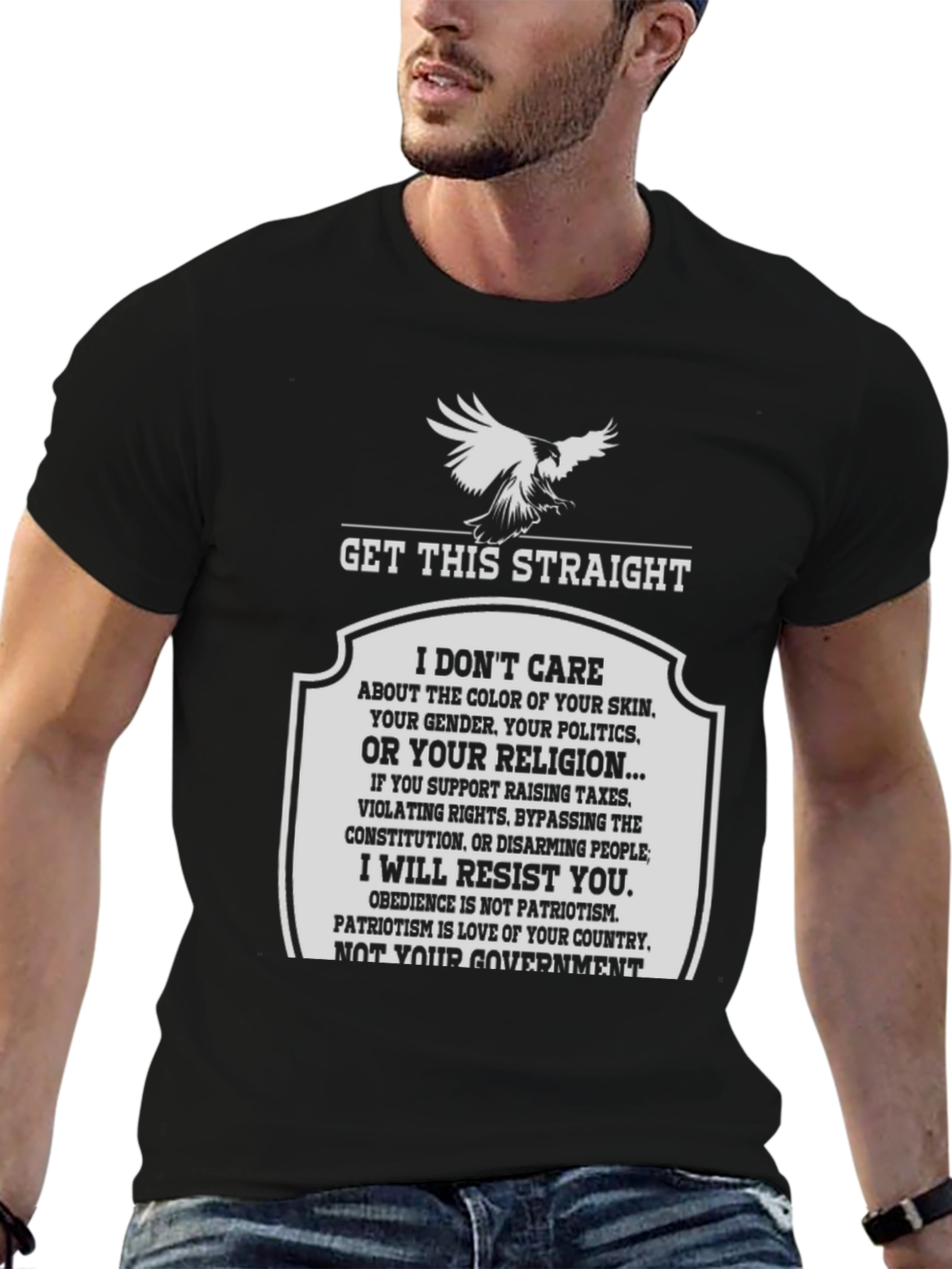 Resist T-Shirt: Patriotic Graphic Tee