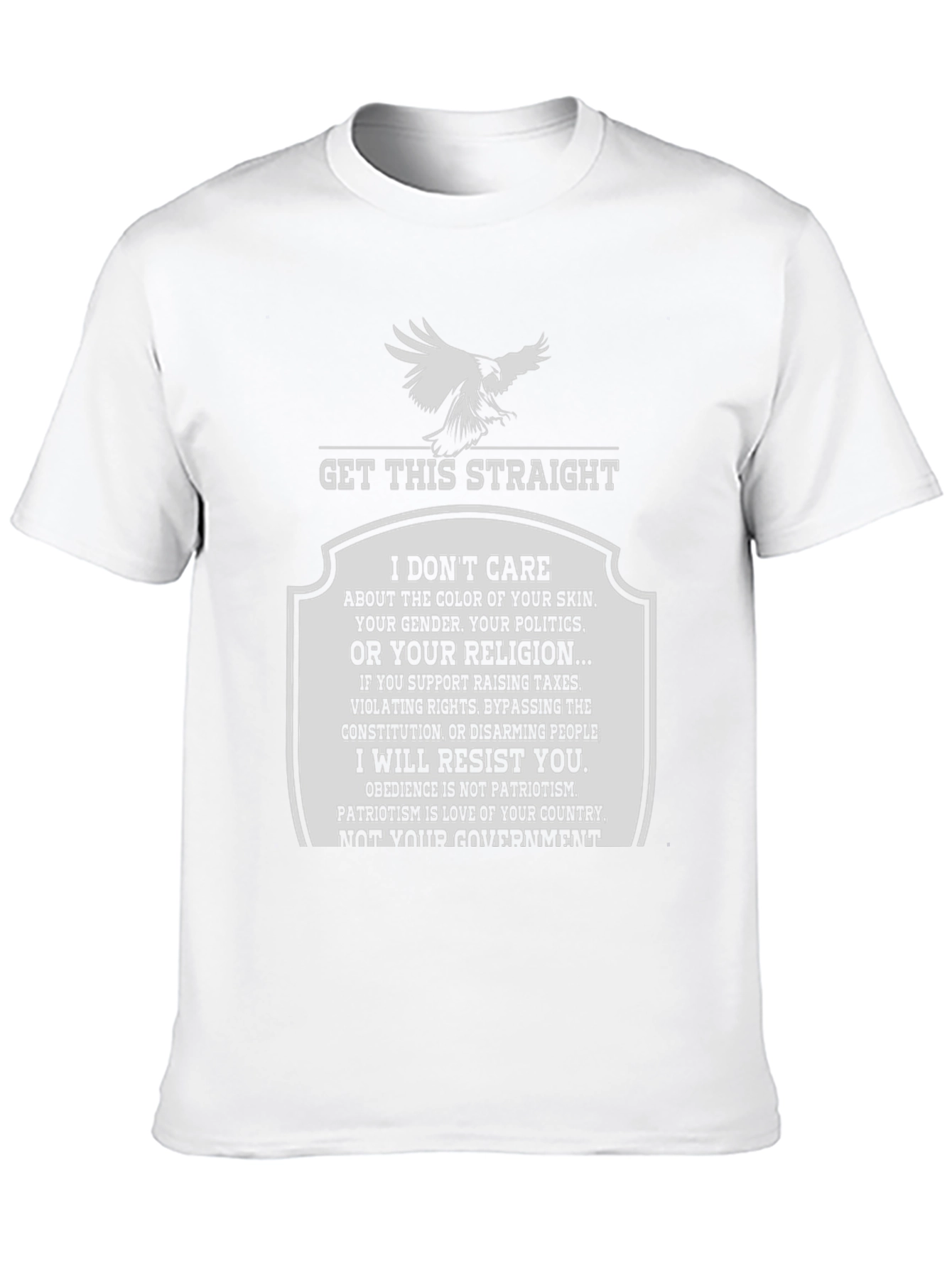 Resist T-Shirt: Patriotic Graphic Tee