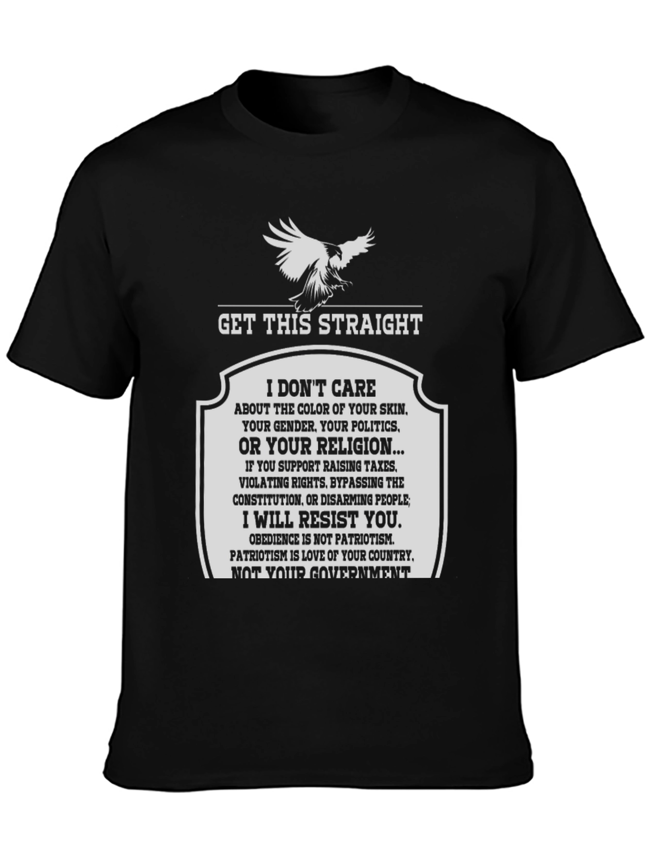 Resist T-Shirt: Patriotic Graphic Tee