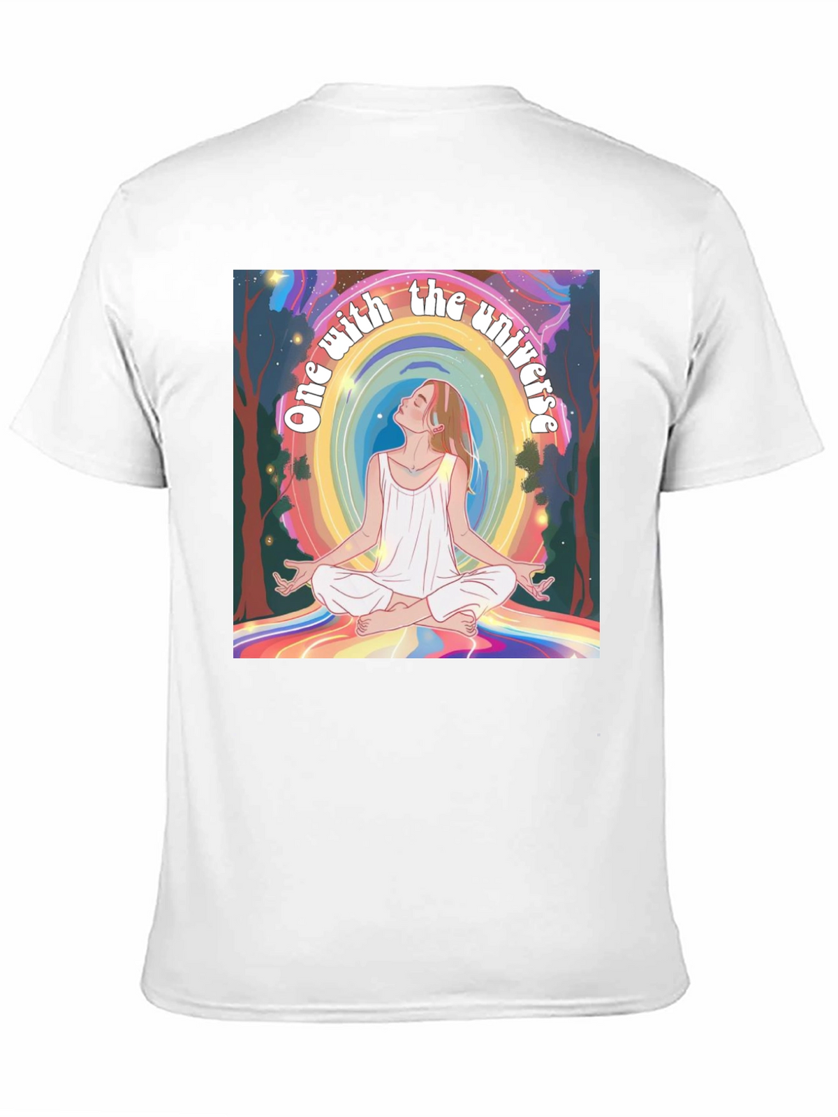 One With the Universe Graphic Tee - Black