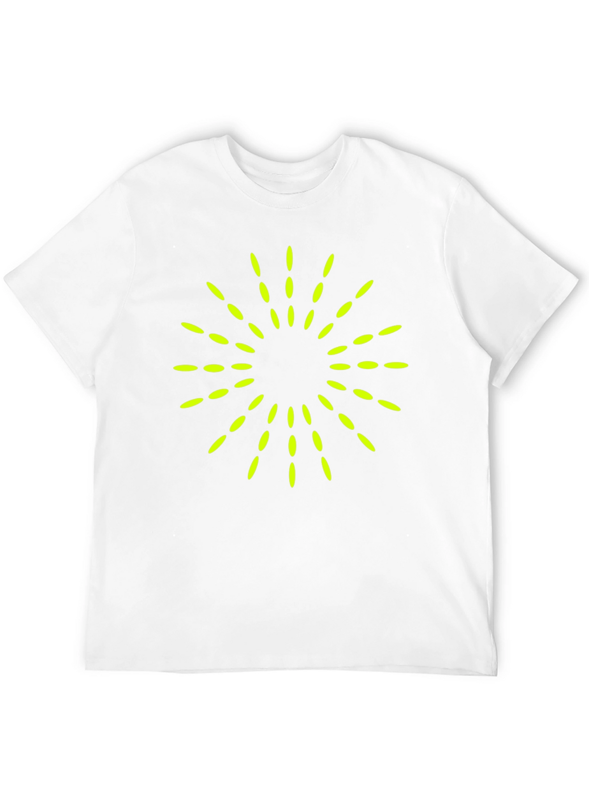 Modern Graphic Tee - Burst Design Black