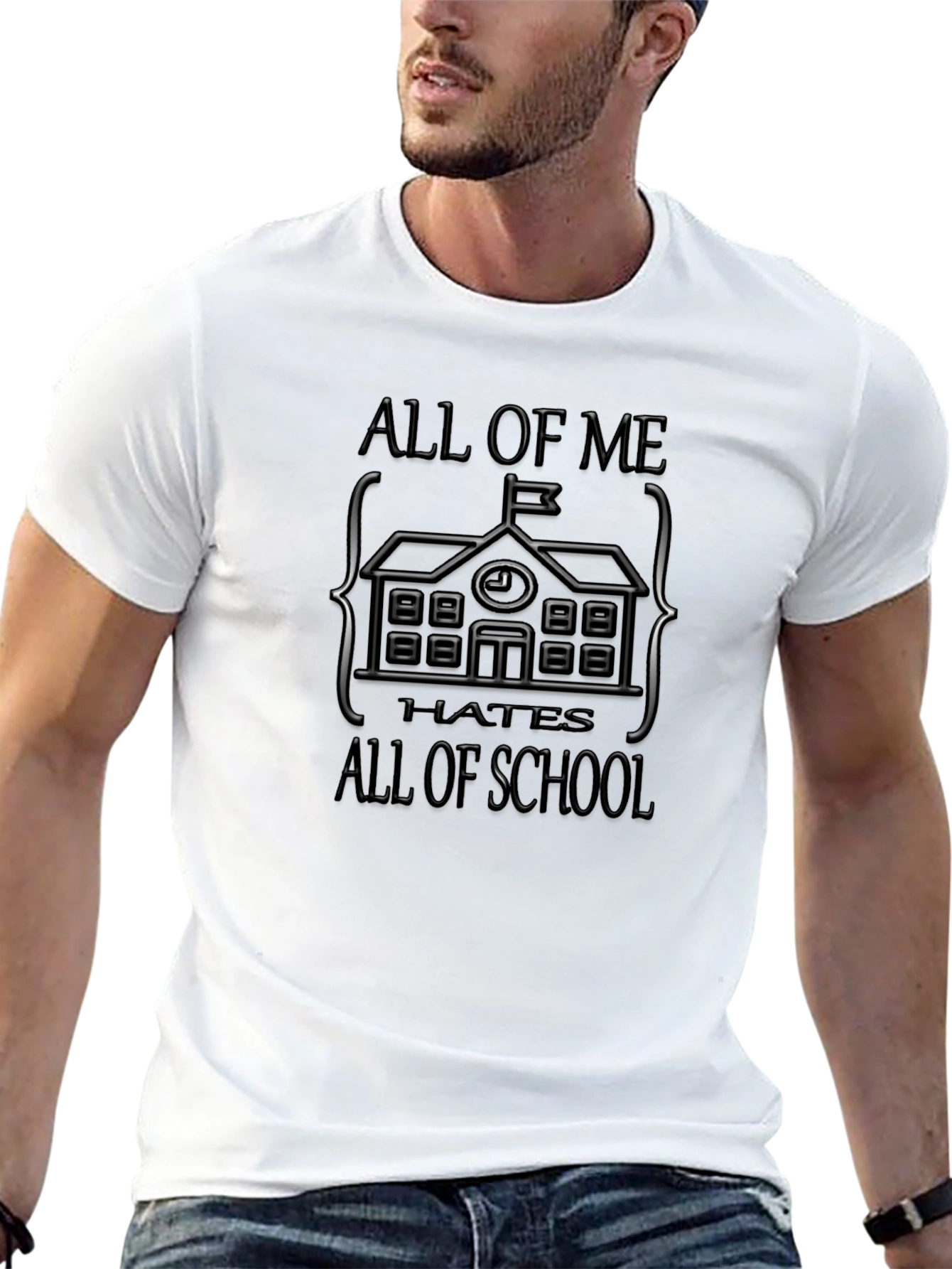 All of Me Hates All of School T-Shirt