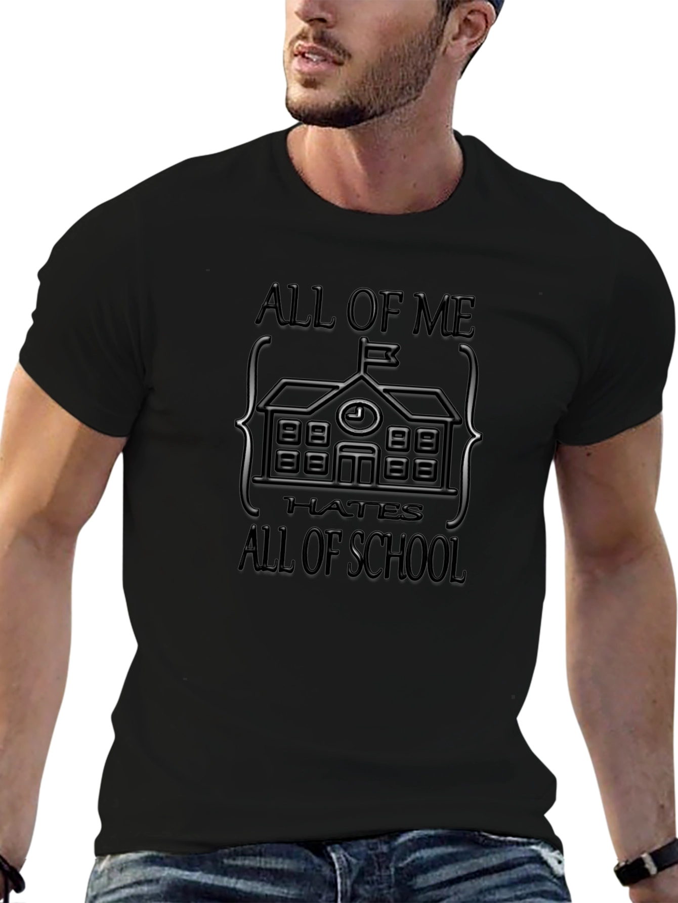 All of Me Hates All of School T-Shirt
