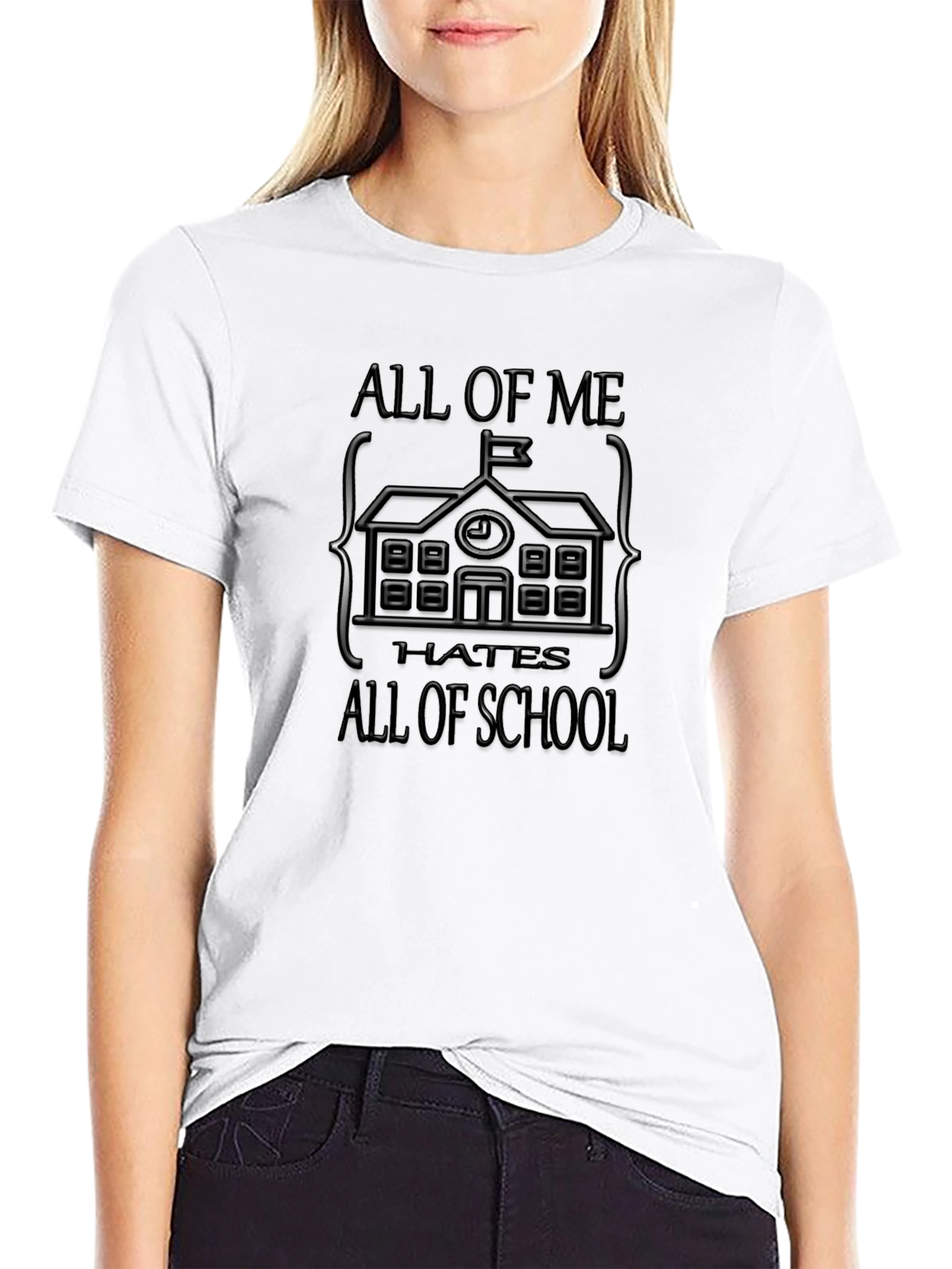 All of Me Hates All of School T-Shirt