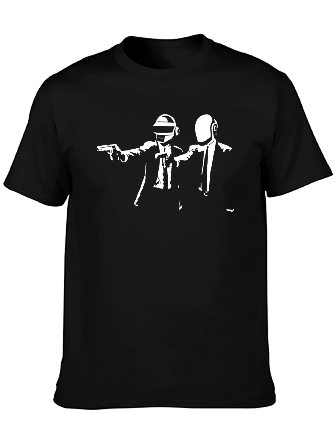 Black Daft Punk T-Shirt