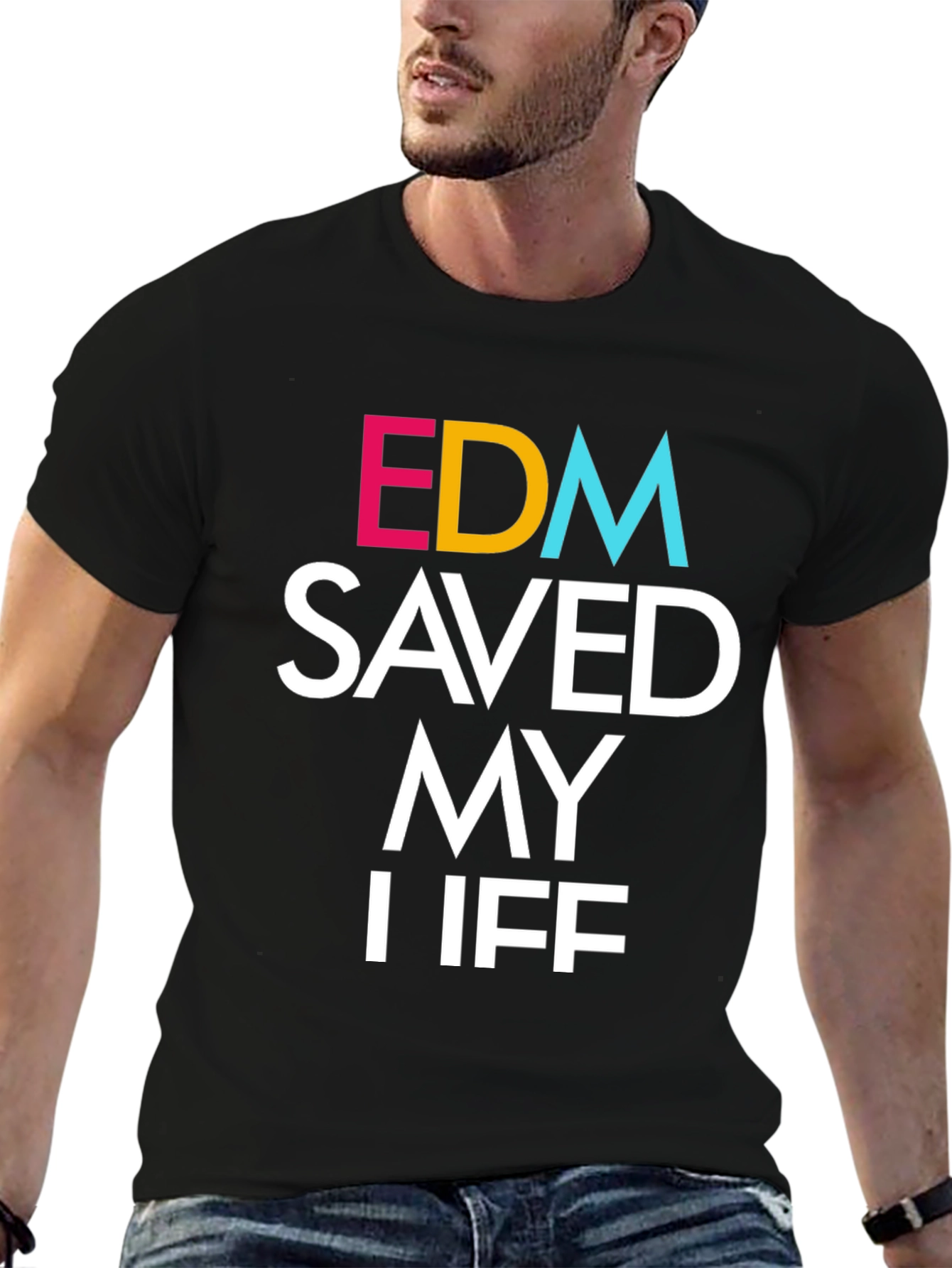 EDM Saved My Iife T-Shirt - Music Lover Tee