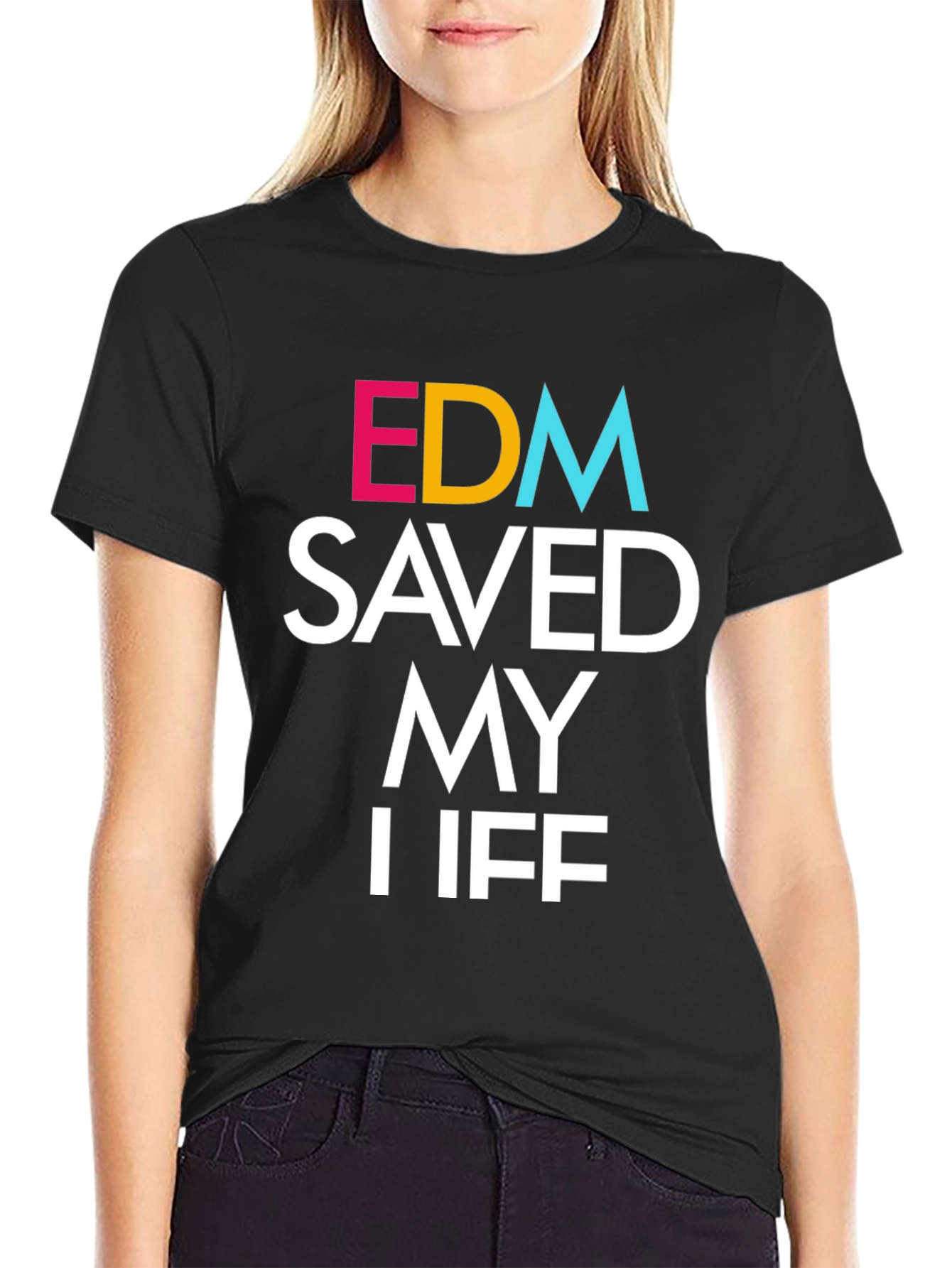 EDM Saved My Iife T-Shirt - Music Lover Tee