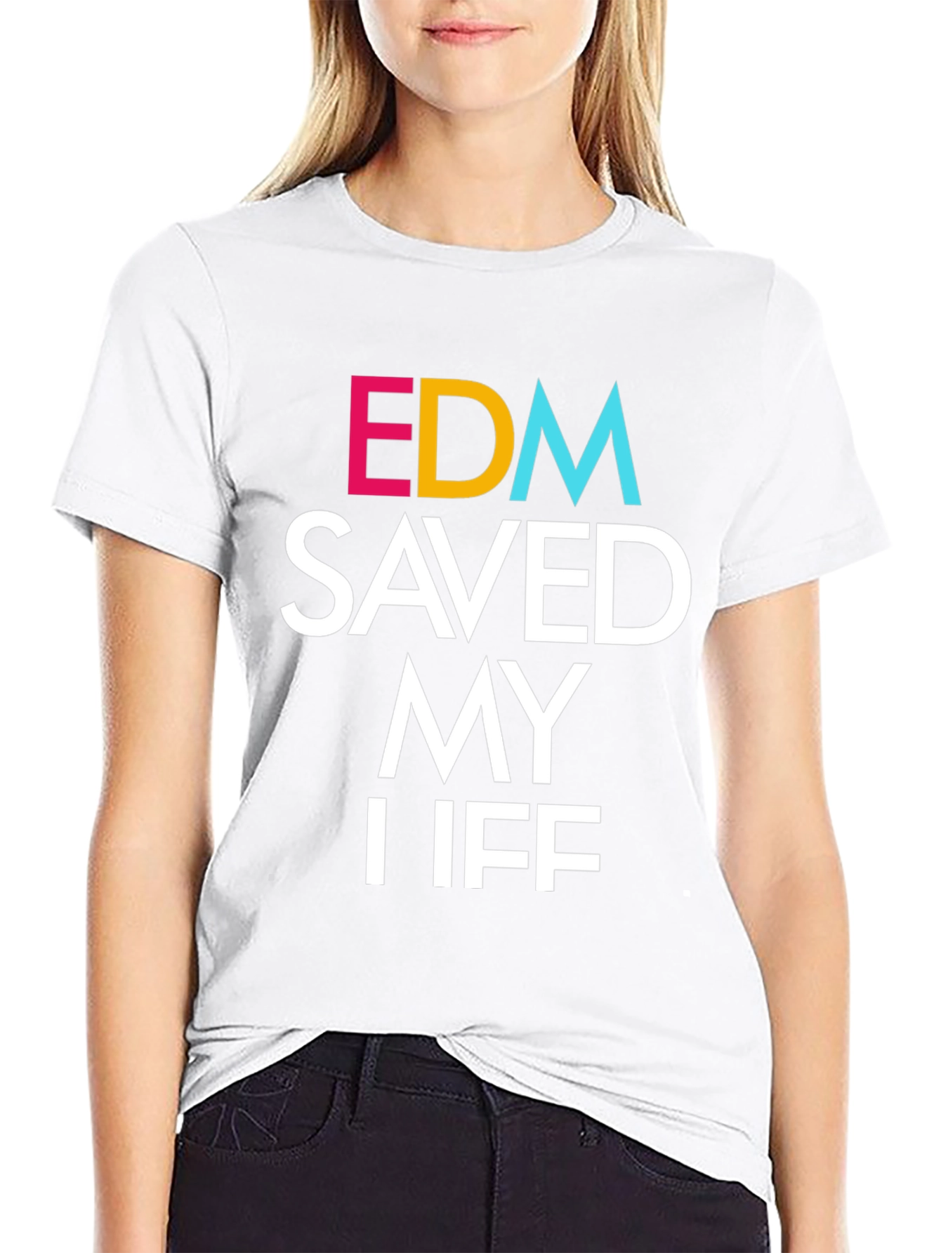EDM Saved My Iife T-Shirt - Music Lover Tee