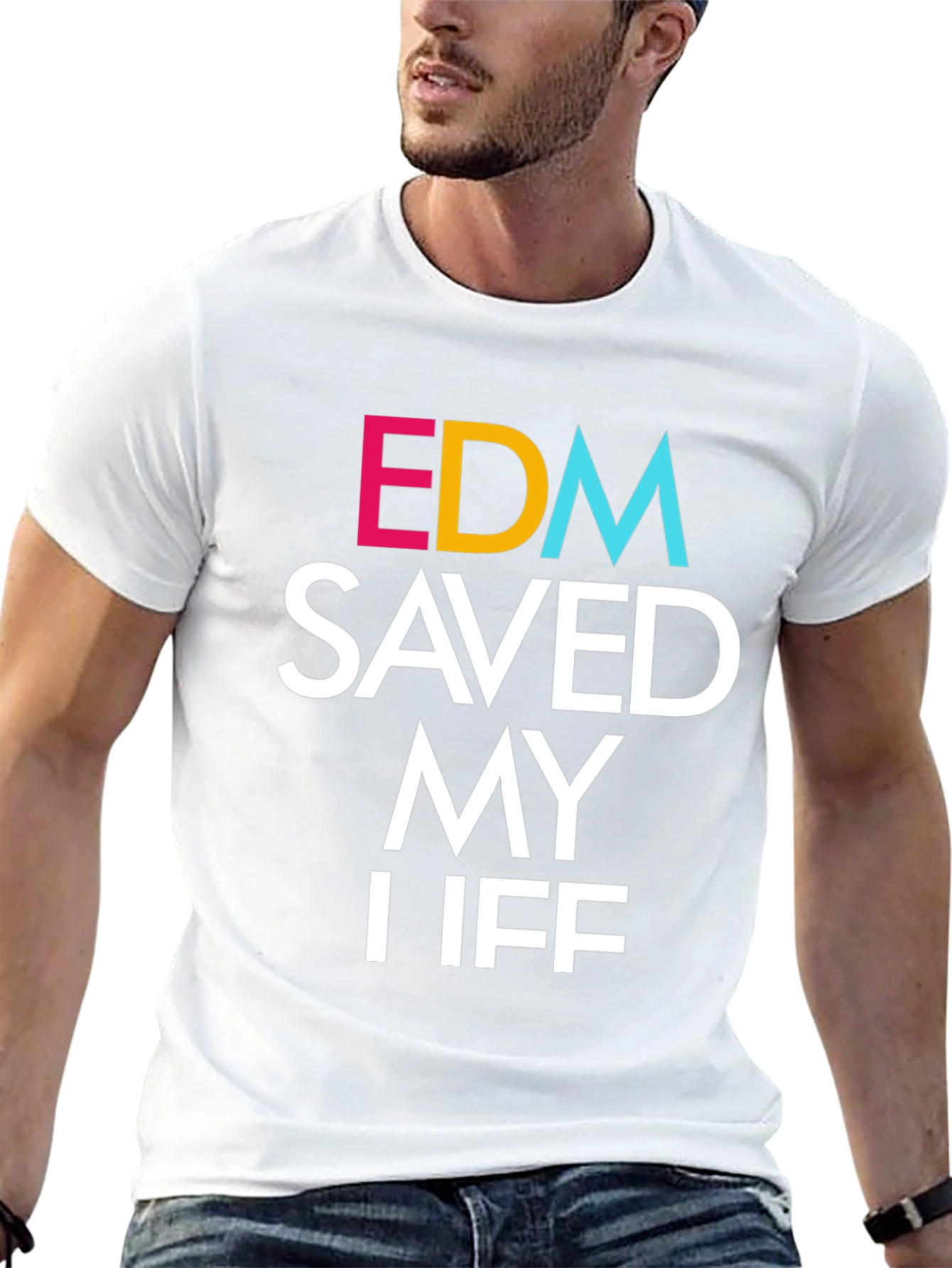 EDM Saved My Iife T-Shirt - Music Lover Tee