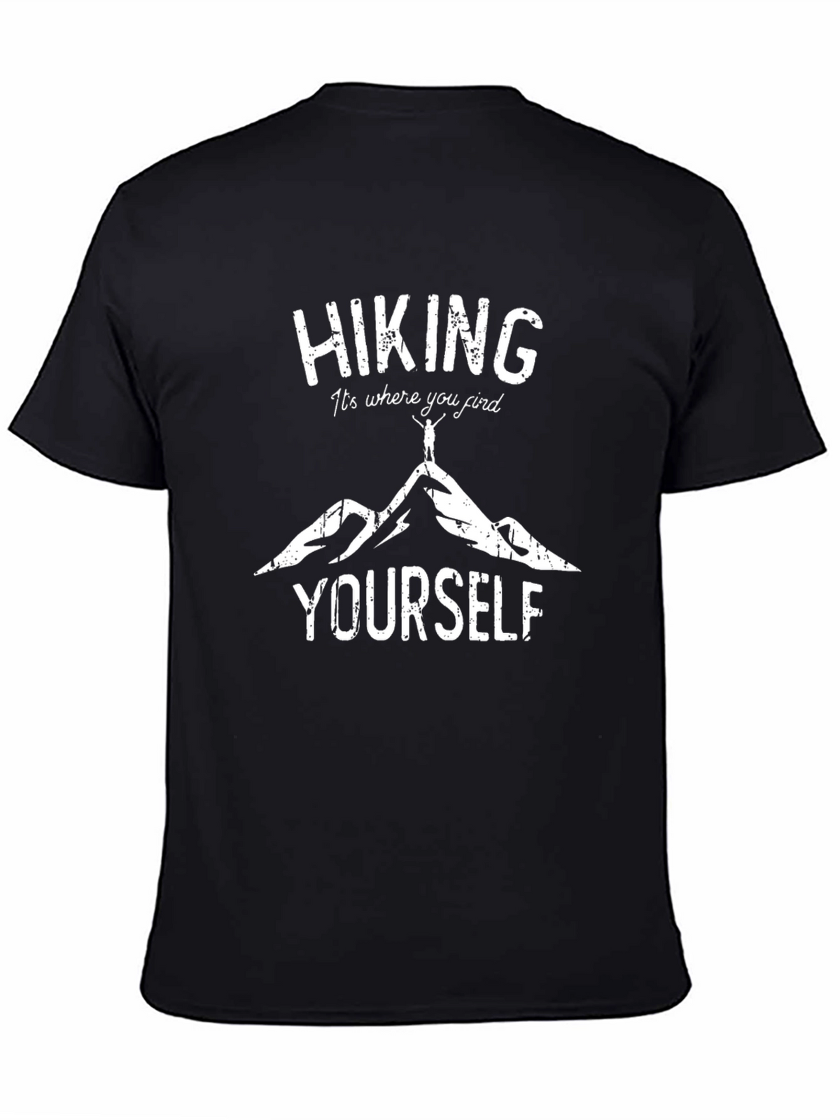 Hiking Find Yourself Graphic Tee - Black