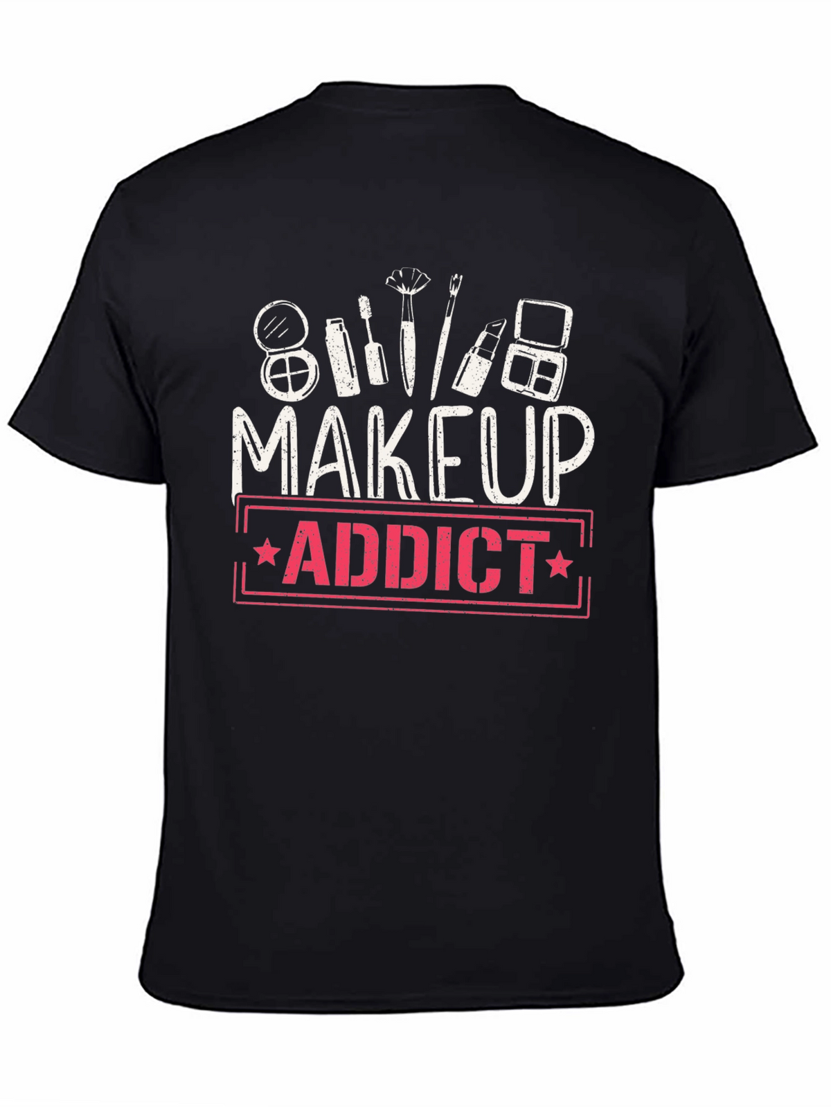 Makeup Addict Graphic T-Shirt - Stylish Casual Wear