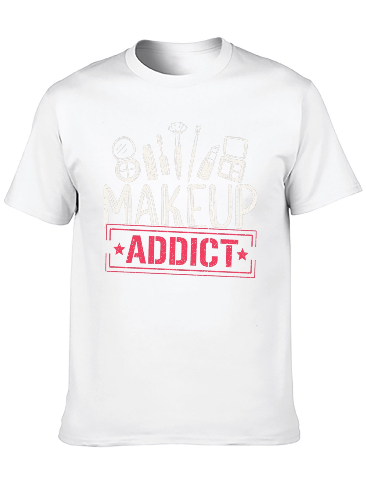 Makeup Addict Graphic T-Shirt - Stylish Casual Wear