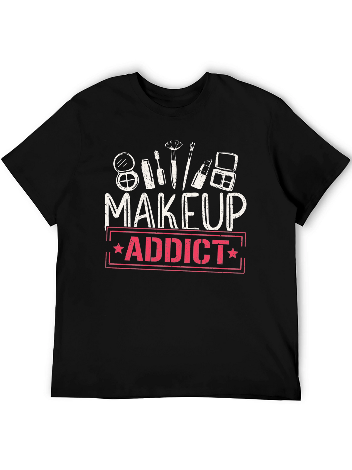 Makeup Addict Graphic T-Shirt - Stylish Casual Wear