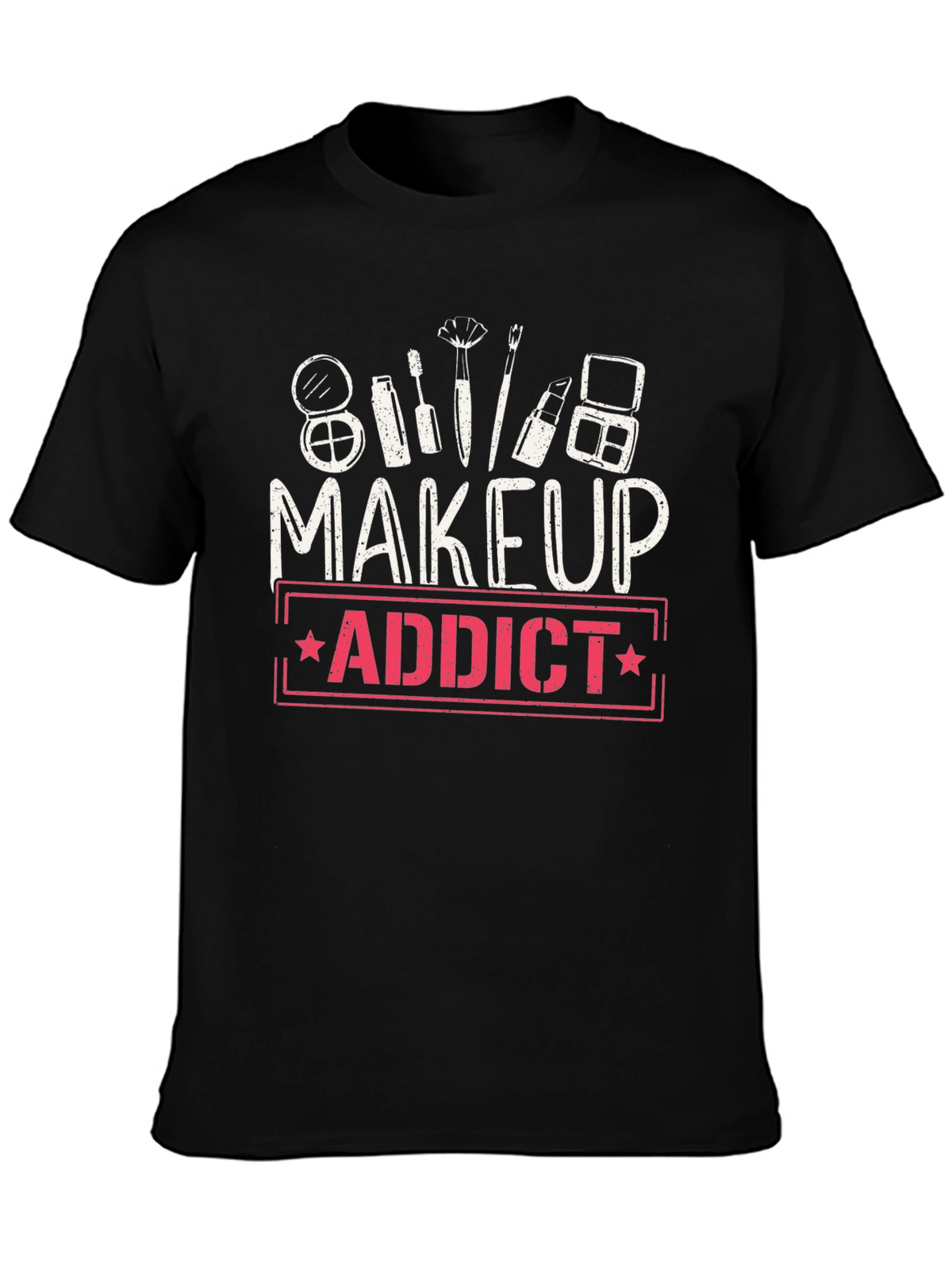 Makeup Addict Graphic T-Shirt - Stylish Casual Wear