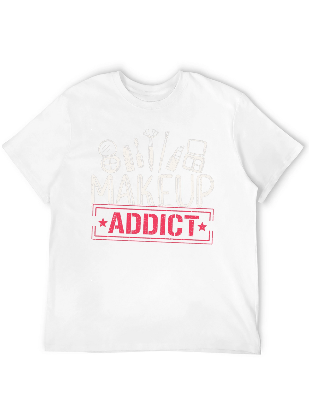 Makeup Addict Graphic T-Shirt - Stylish Casual Wear