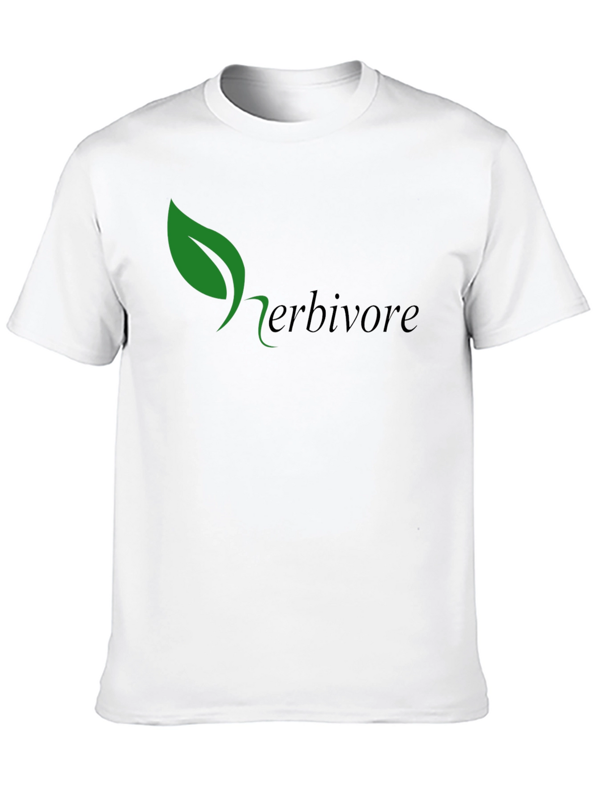 Herbivore Green Leaf Black T-Shirt