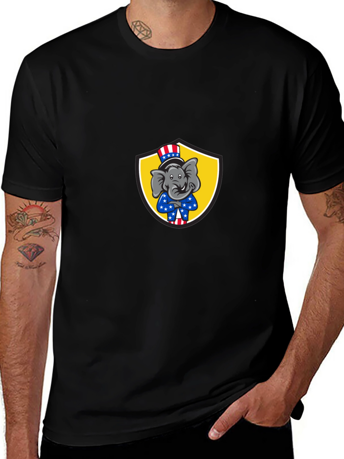 Patriotic Elephant T-Shirt