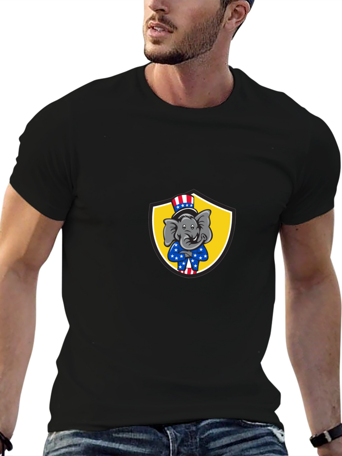 Patriotic Elephant T-Shirt