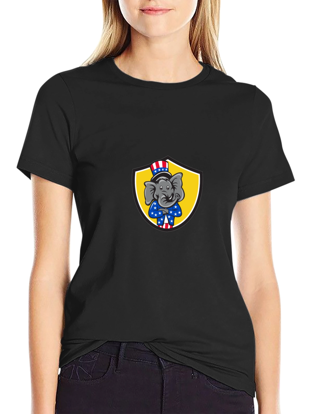 Patriotic Elephant T-Shirt