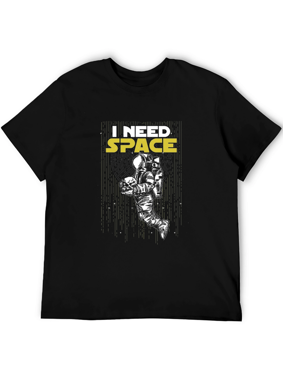 I Need Space T-Shirt - Astronaut Graphic Tee