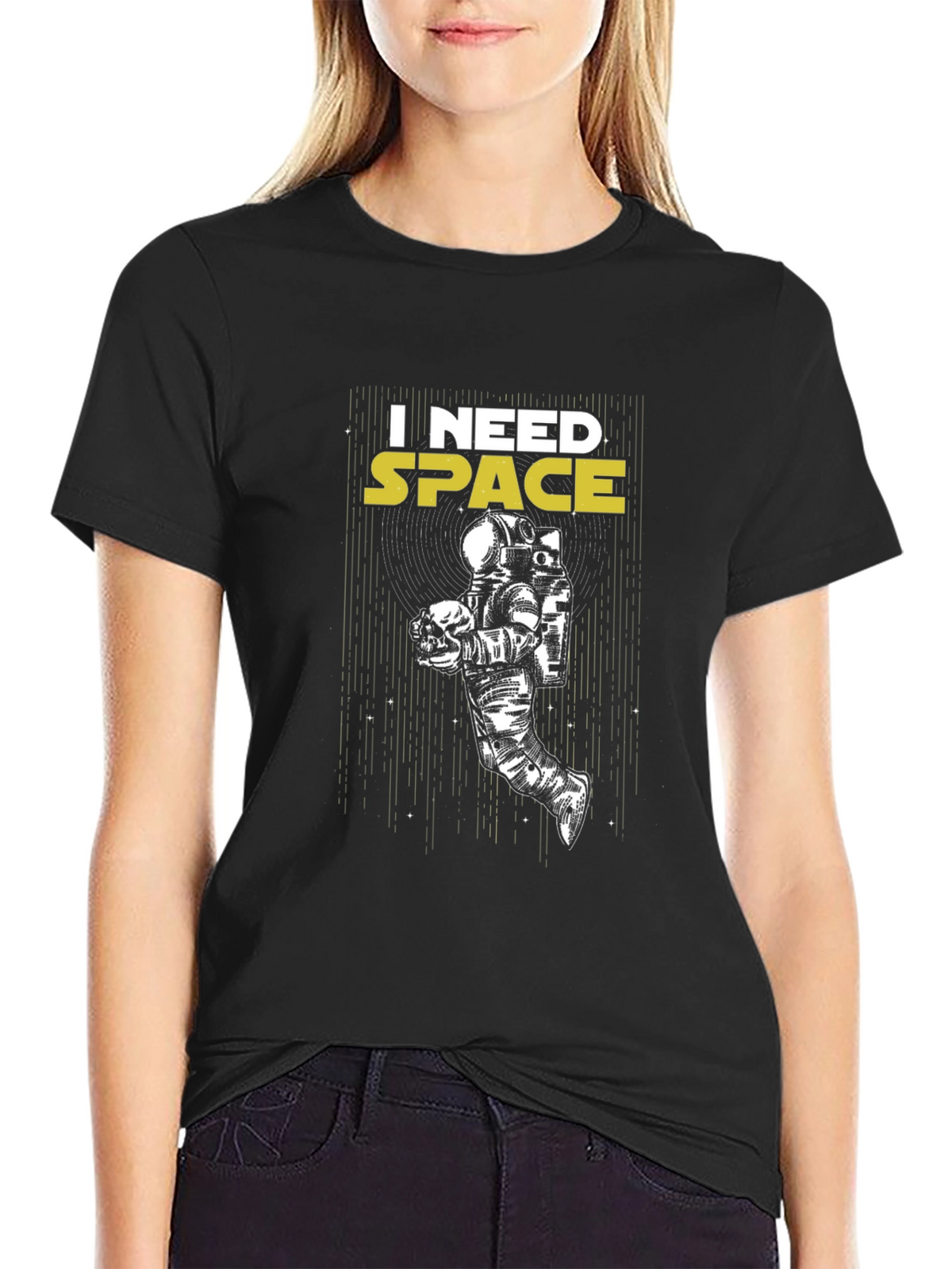 I Need Space T-Shirt - Astronaut Graphic Tee