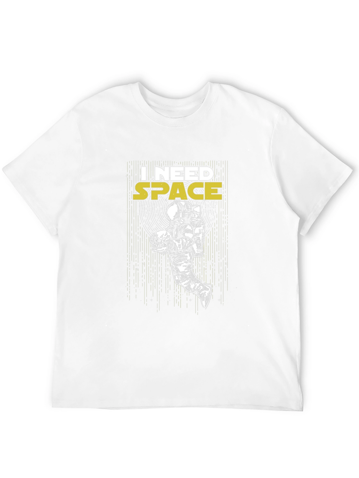 I Need Space T-Shirt - Astronaut Graphic Tee