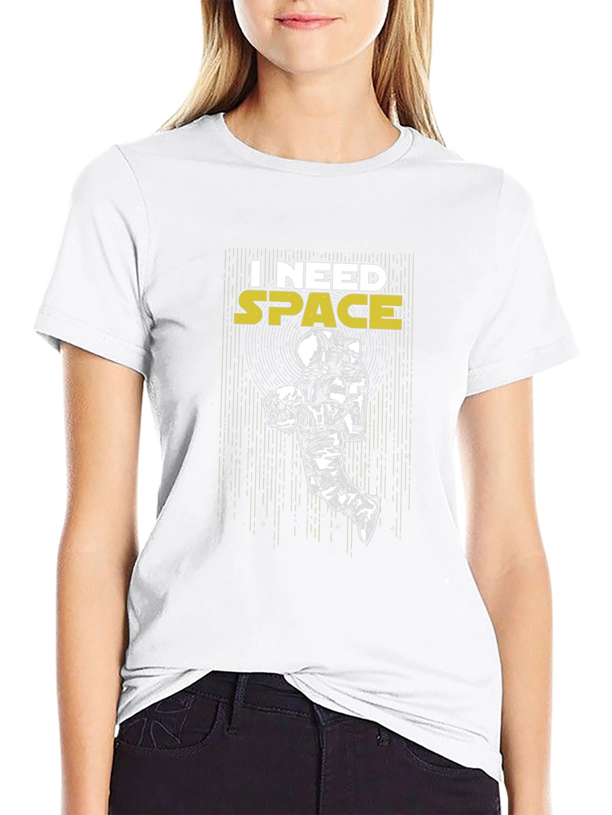 I Need Space T-Shirt - Astronaut Graphic Tee