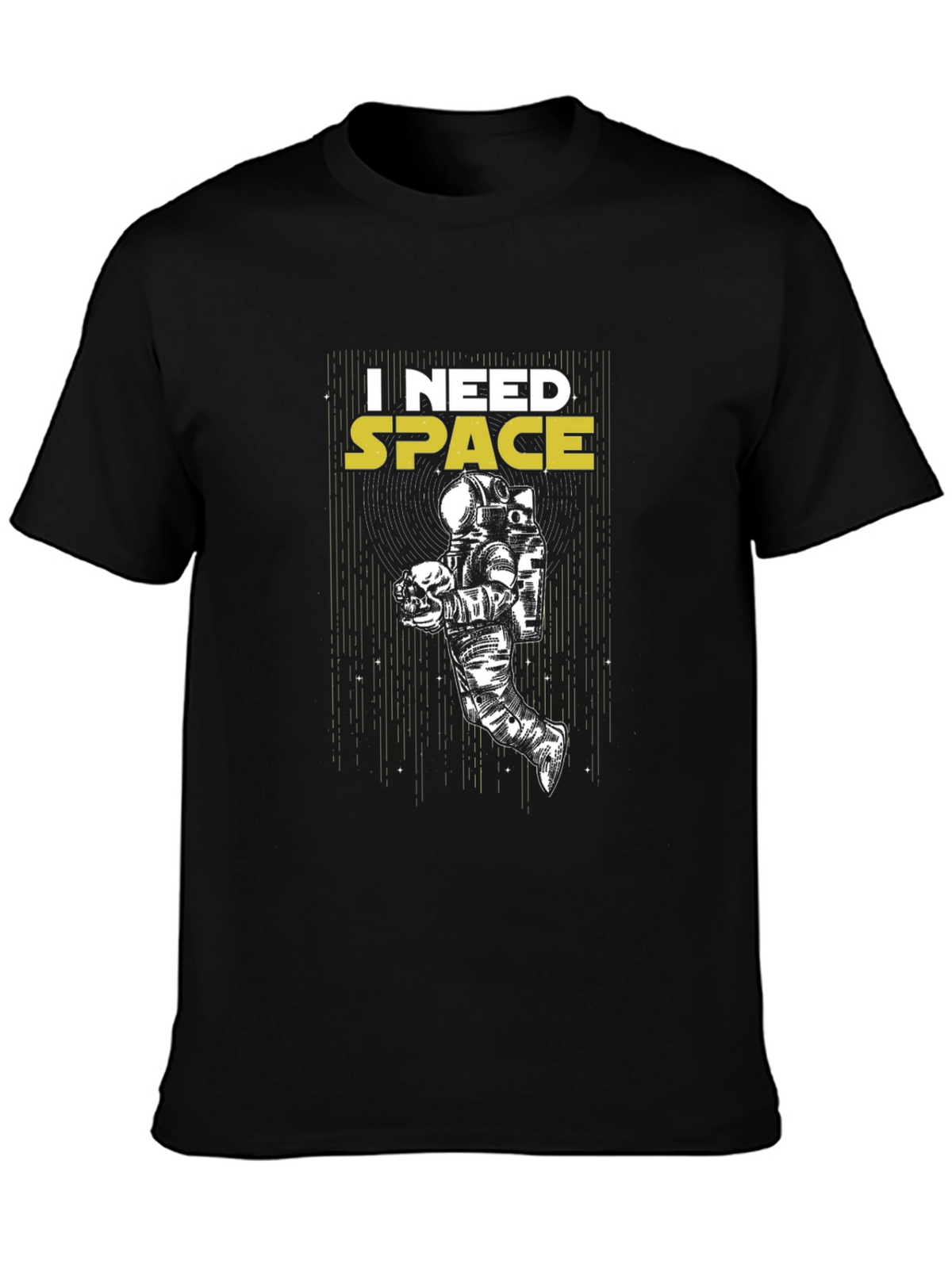 I Need Space T-Shirt - Astronaut Graphic Tee