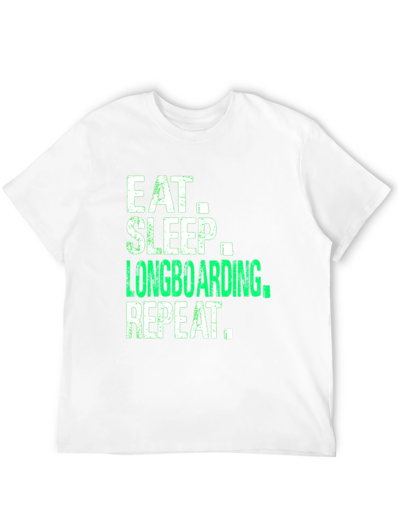 Eat Sleep Longboarding Repeat Graphic Tee