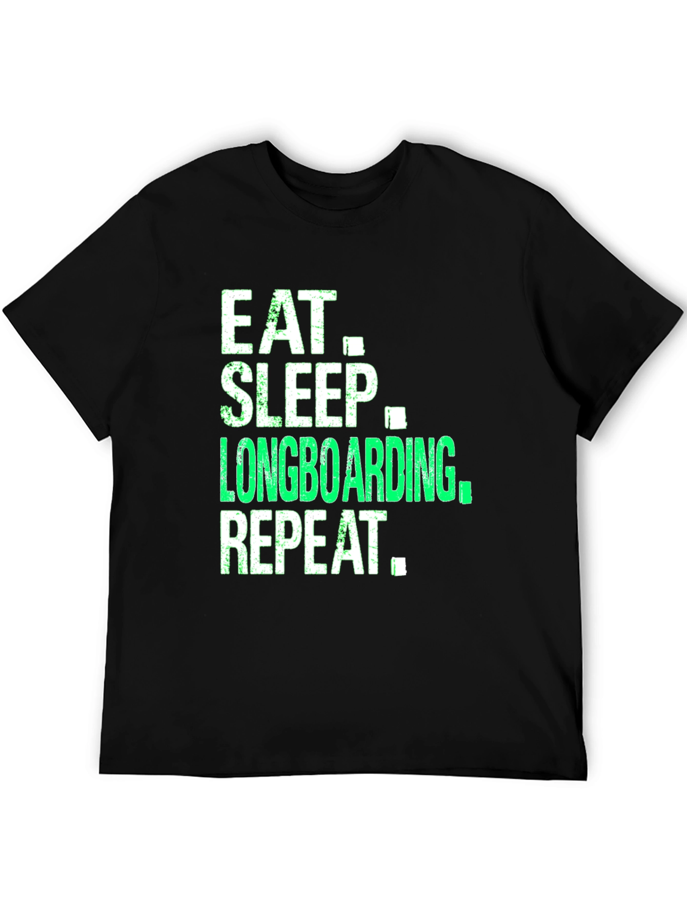 Eat Sleep Longboarding Repeat Graphic Tee