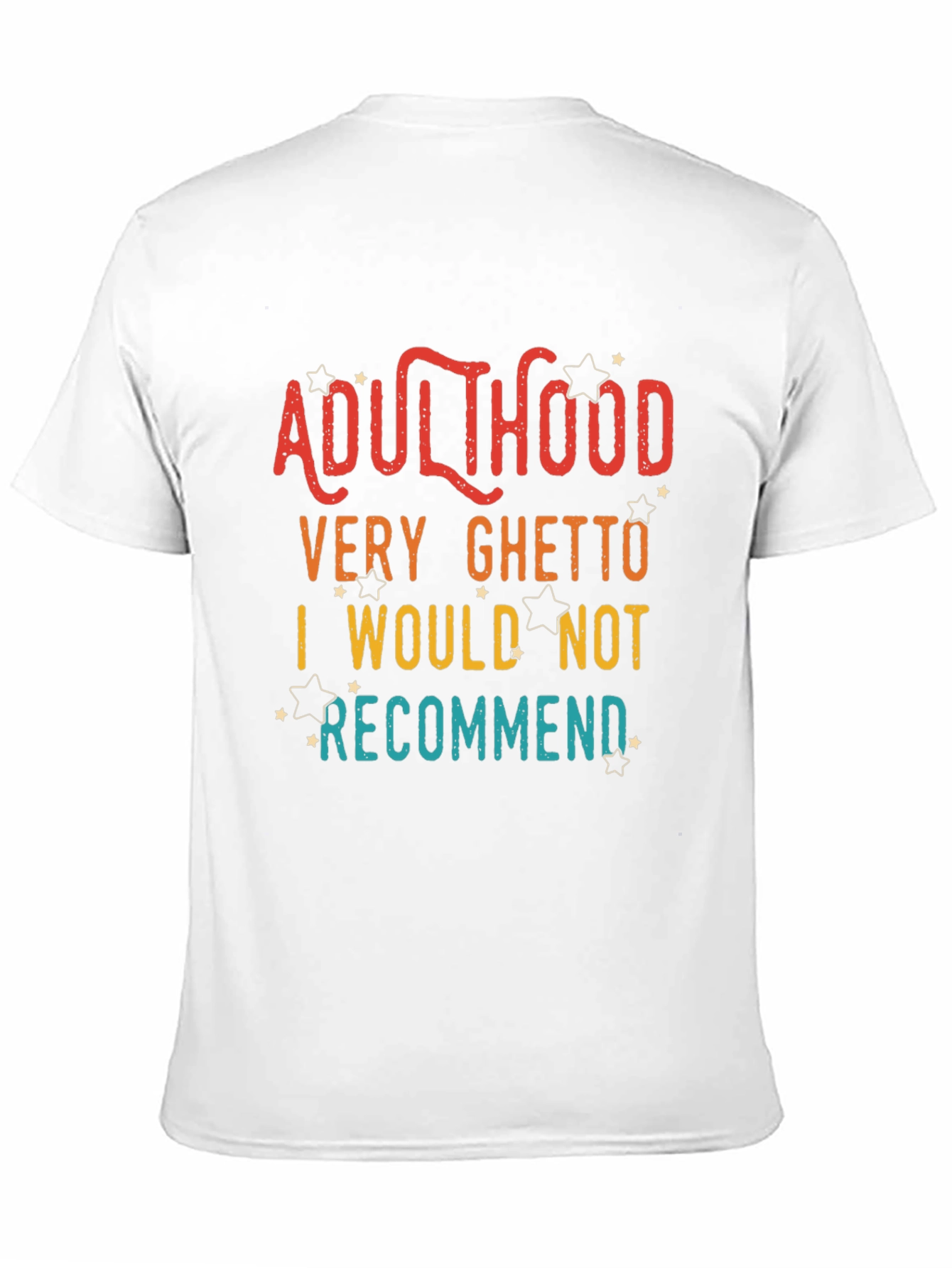 Adulthood Funny Graphic T-Shirt