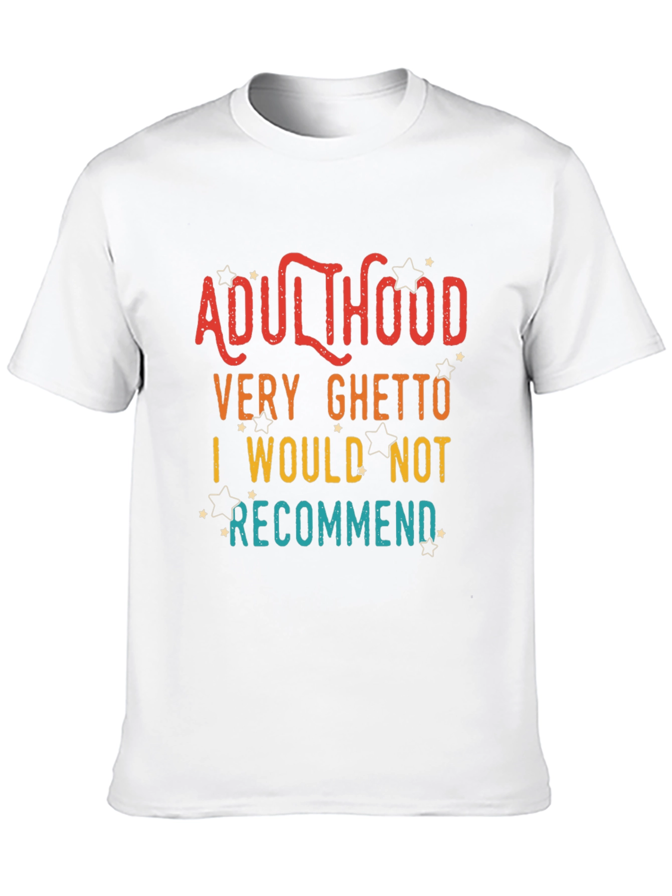 Adulthood Funny Graphic T-Shirt