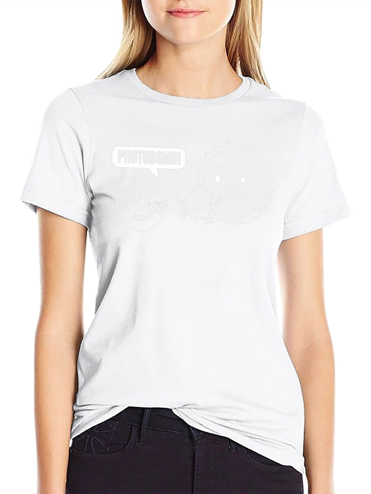 Photobomb T-Shirt - Humorous Sun Graphic