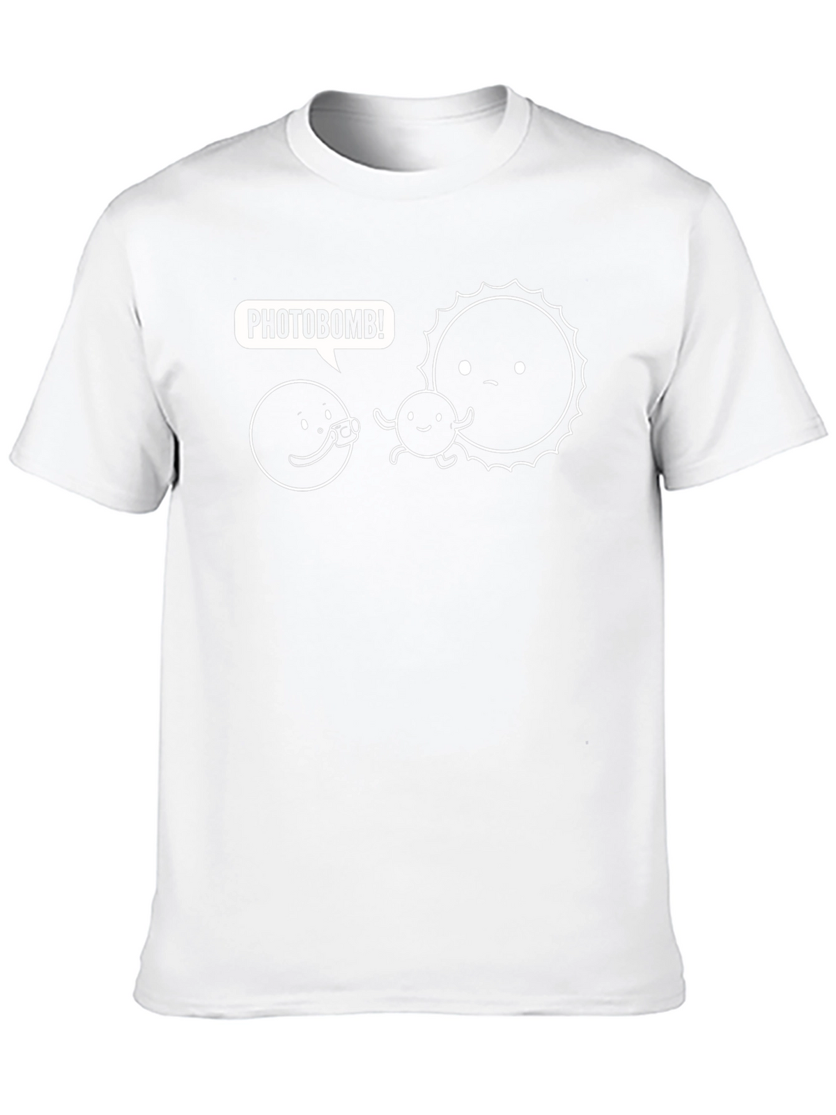 Photobomb T-Shirt - Humorous Sun Graphic