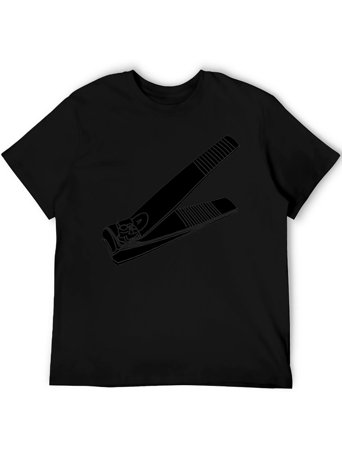 Nail Clipper Graphic Tee - Black