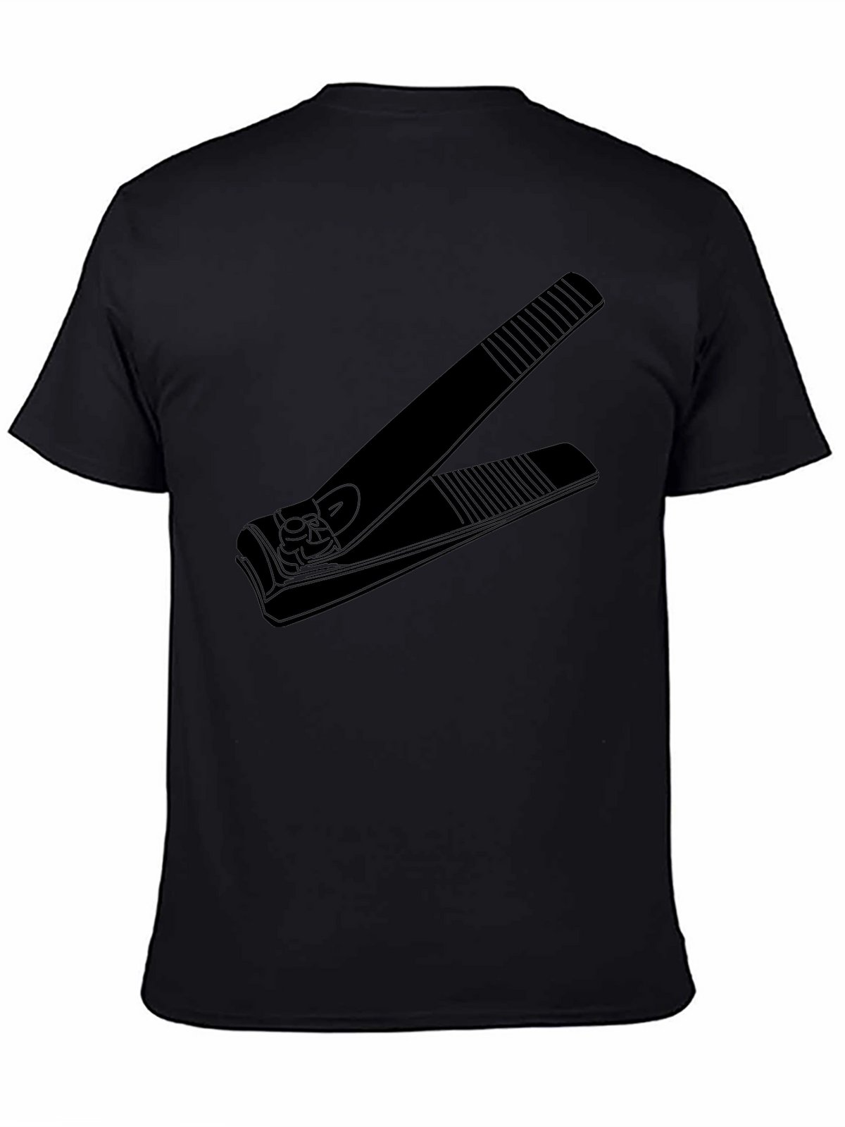 Nail Clipper Graphic Tee - Black