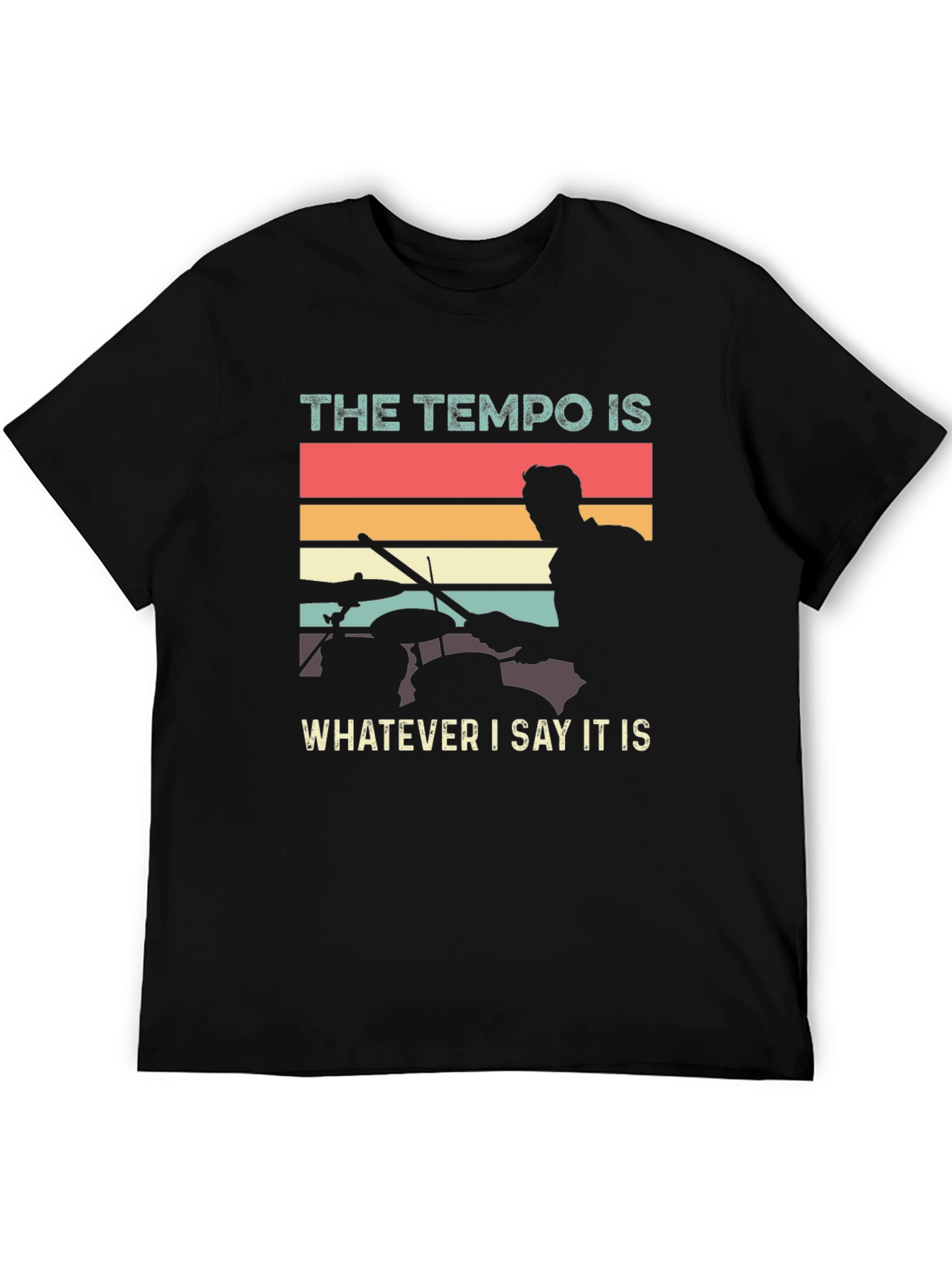 Drummer Tempo T-Shirt - Music Lover Tee