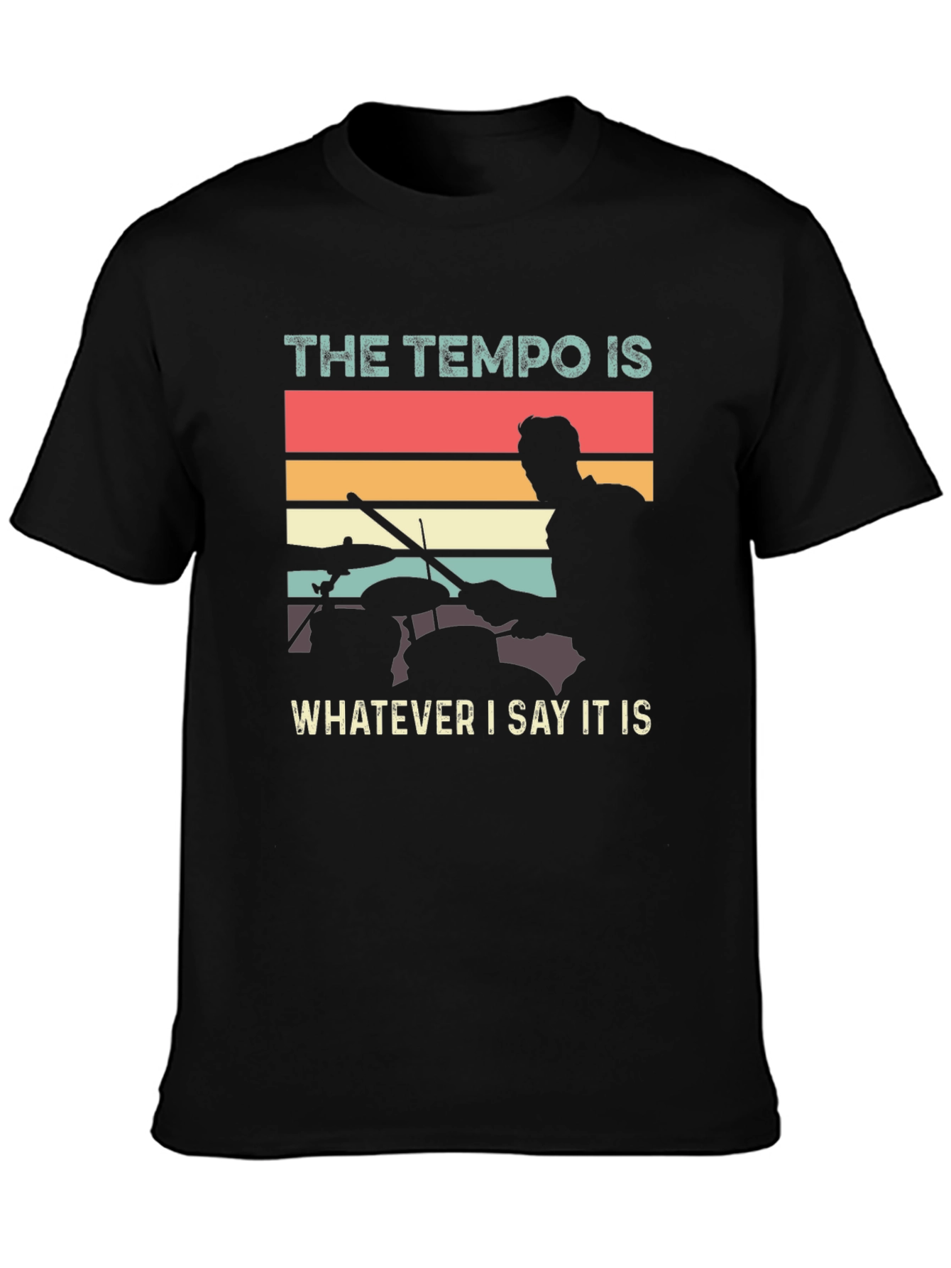 Drummer Tempo T-Shirt - Music Lover Tee