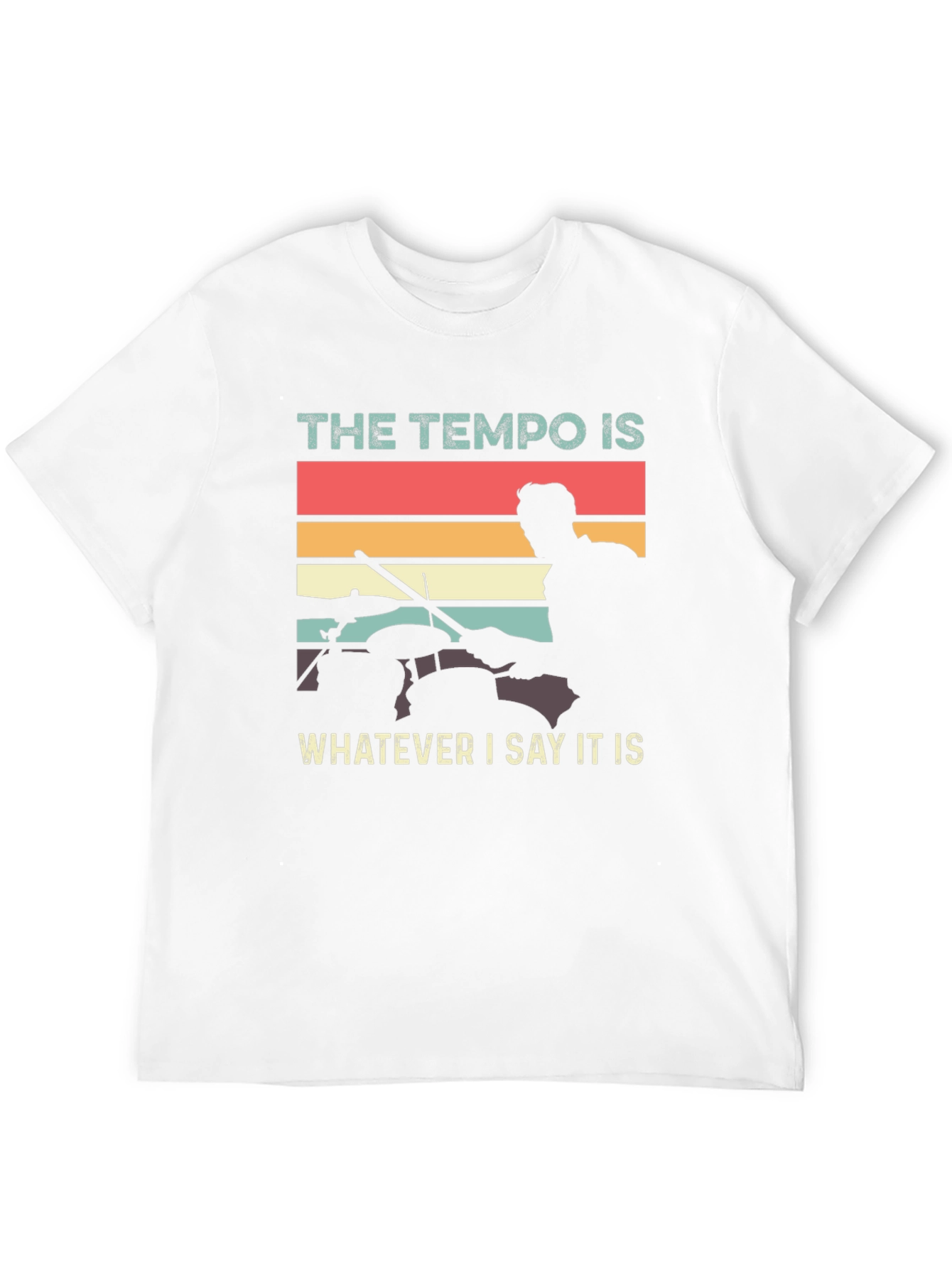 Drummer Tempo T-Shirt - Music Lover Tee