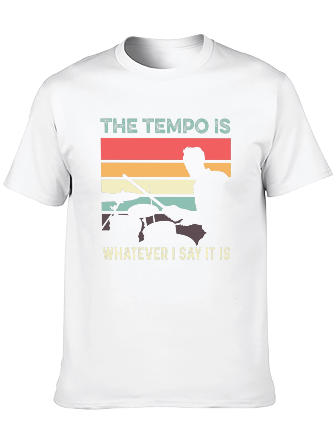 Drummer Tempo T-Shirt - Music Lover Tee