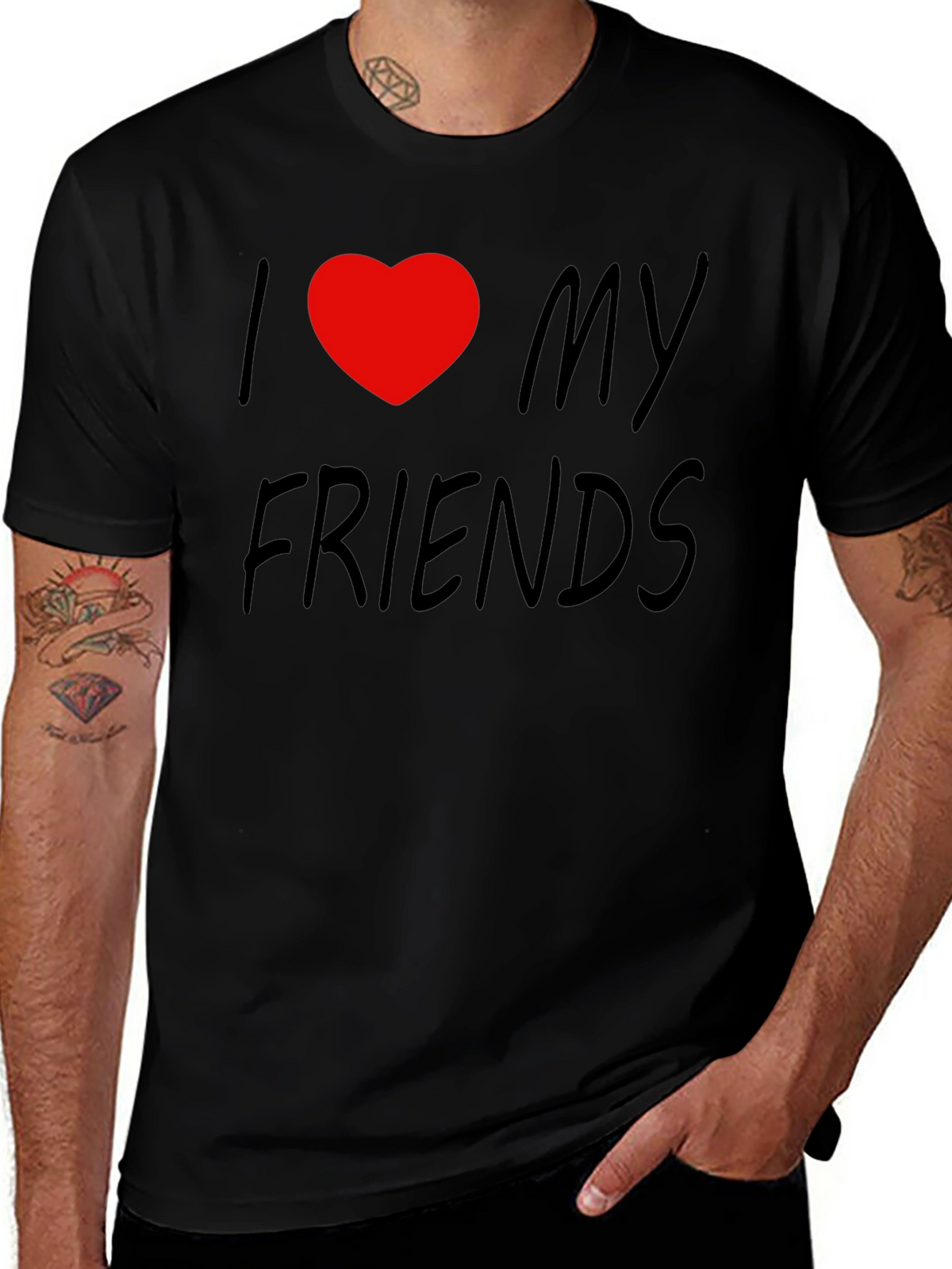 I Heart My Friends Graphic Tee