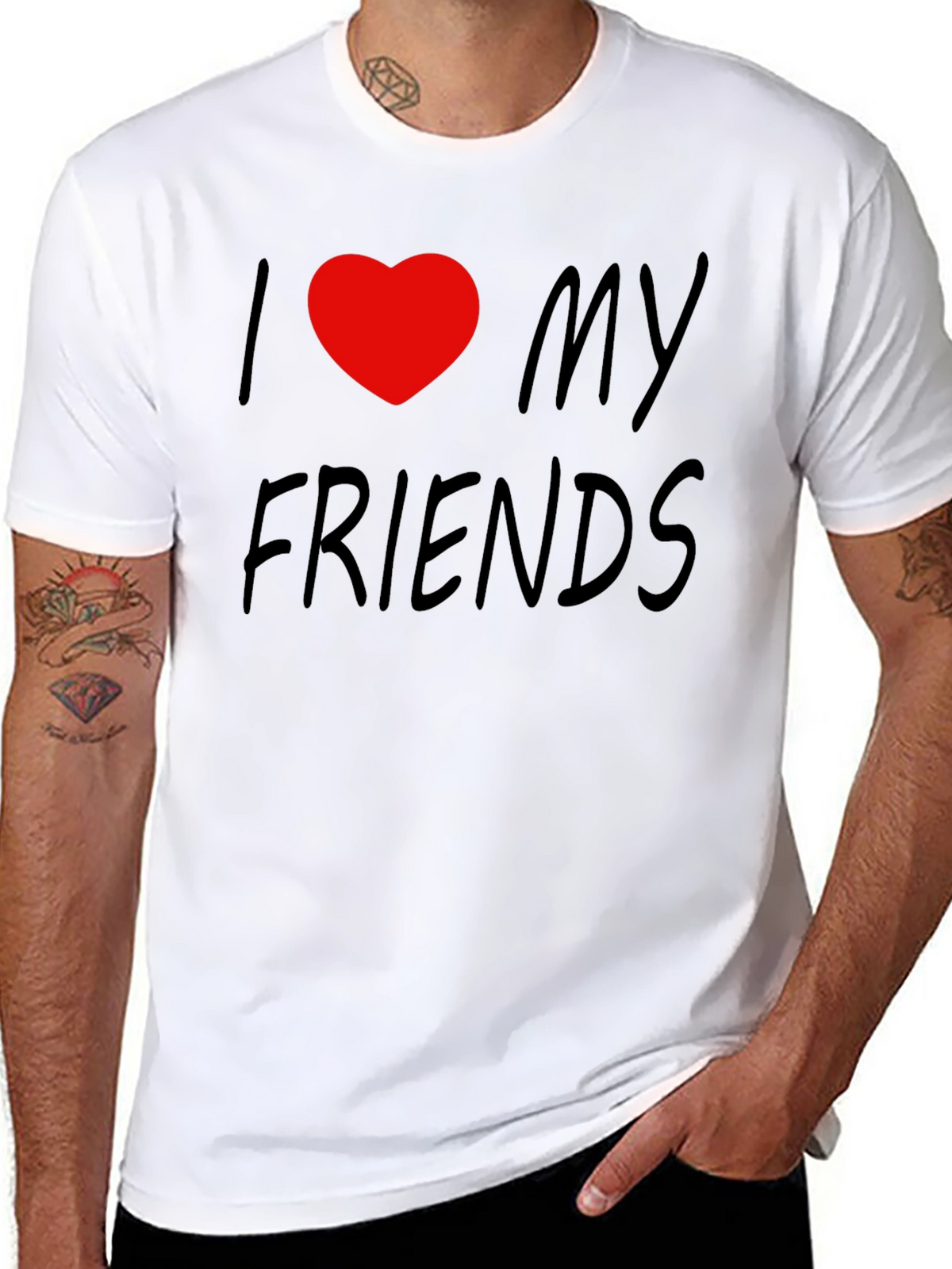 I Heart My Friends Graphic Tee