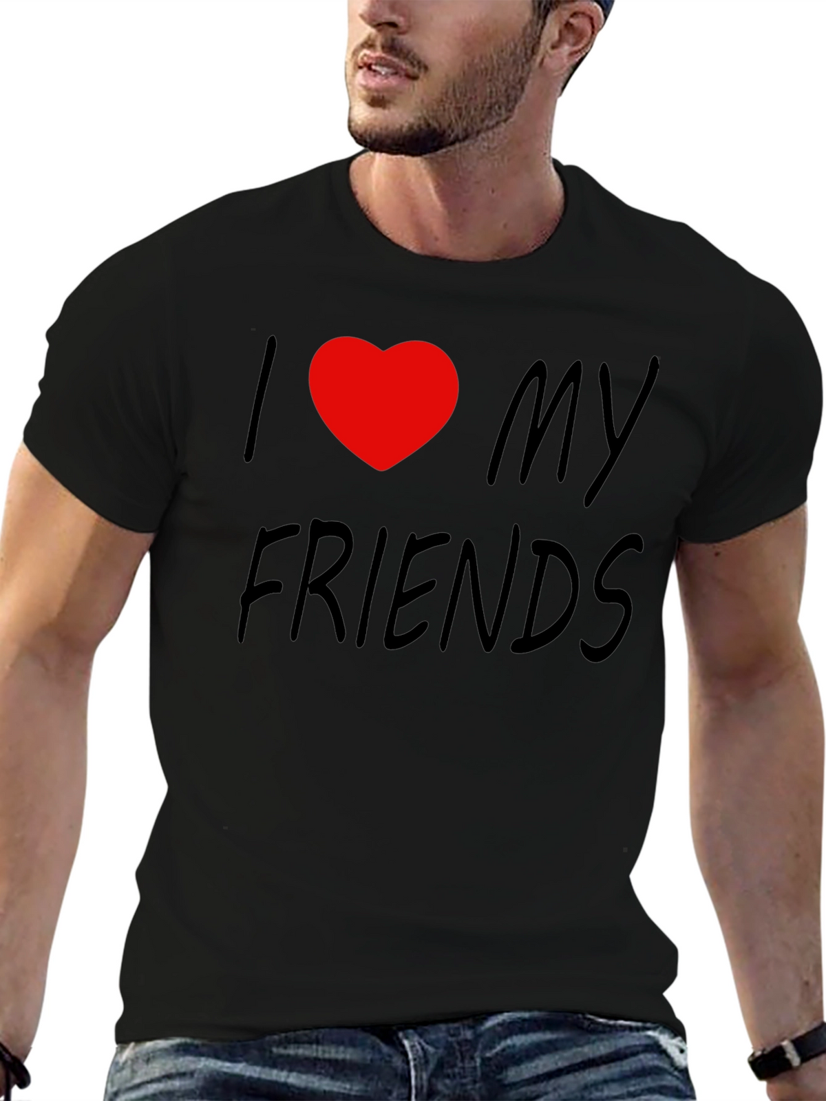 I Heart My Friends Graphic Tee